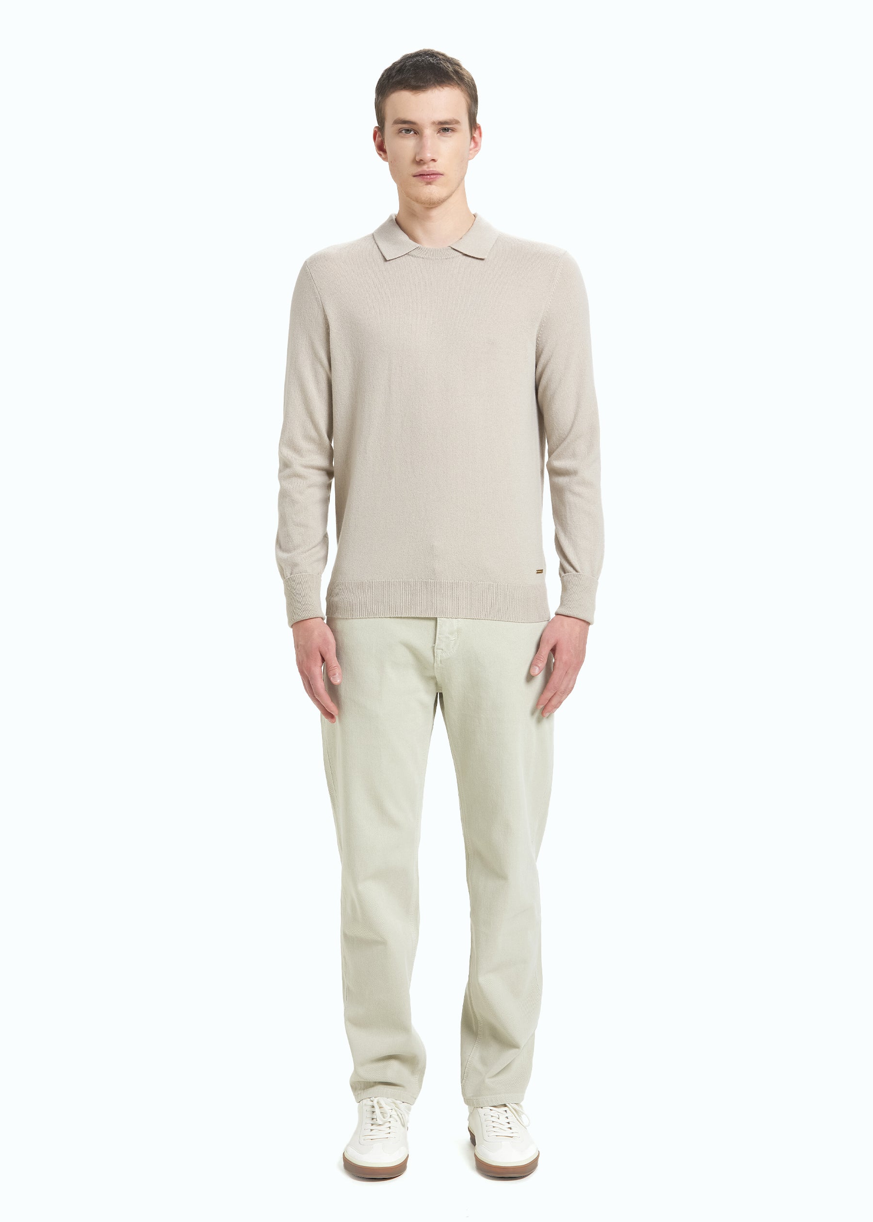 Siena Men's Cashmere Polo Neck Jumper