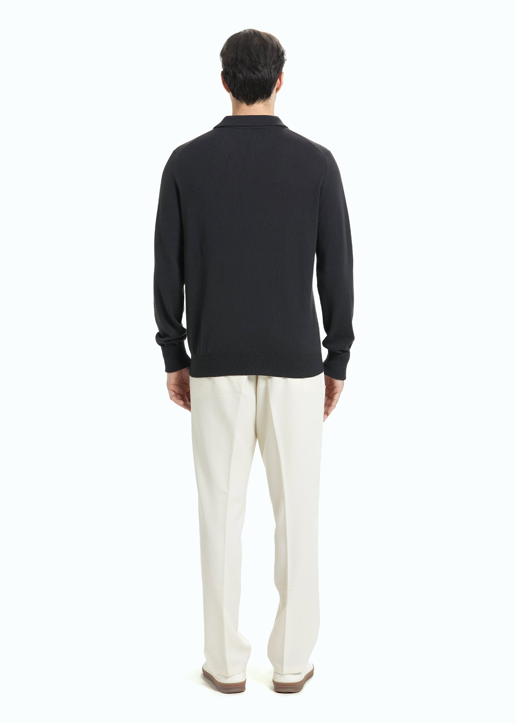 Siena Men's Cashmere Polo Neck Jumper