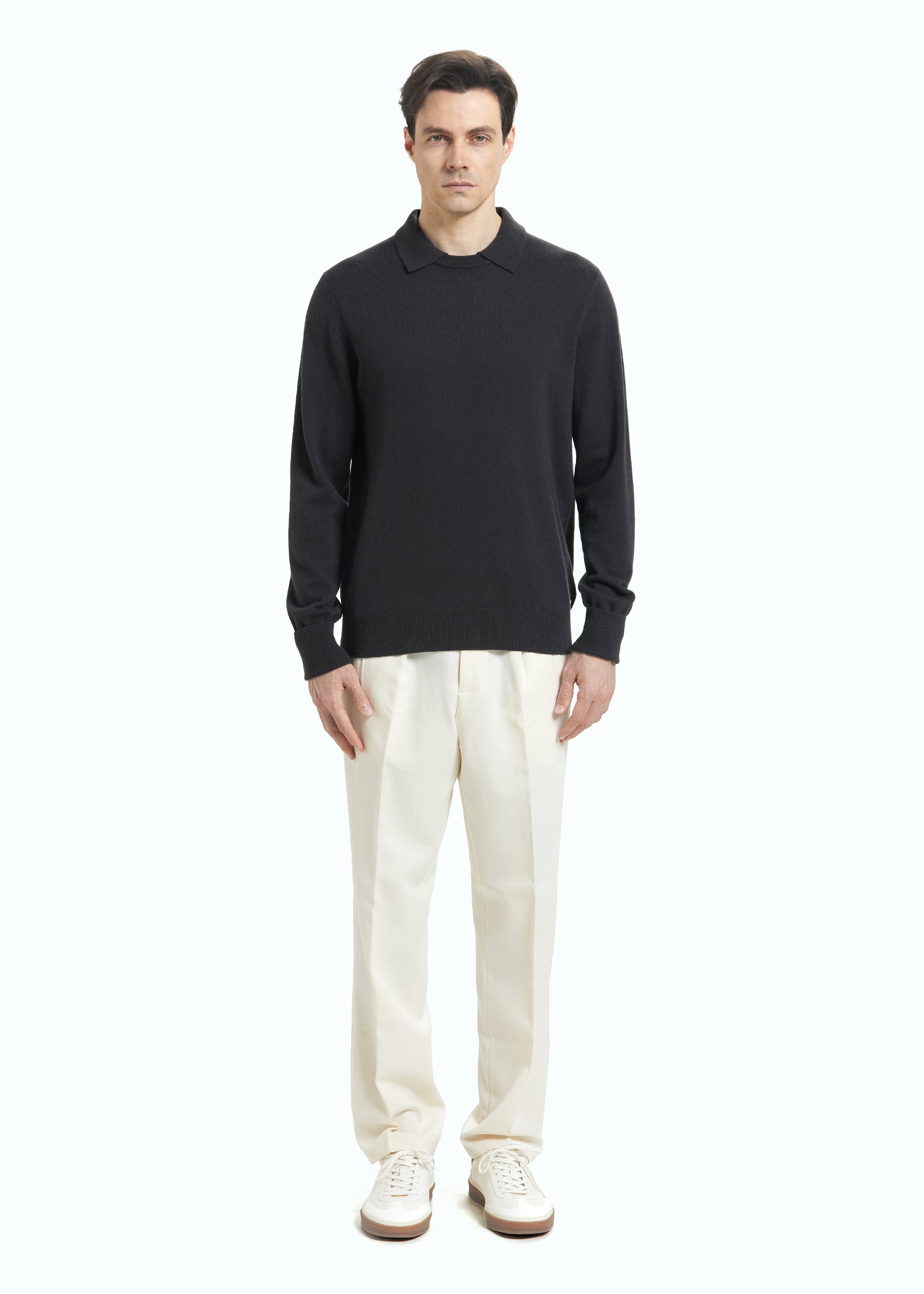 Siena Men's Cashmere Polo Neck Jumper