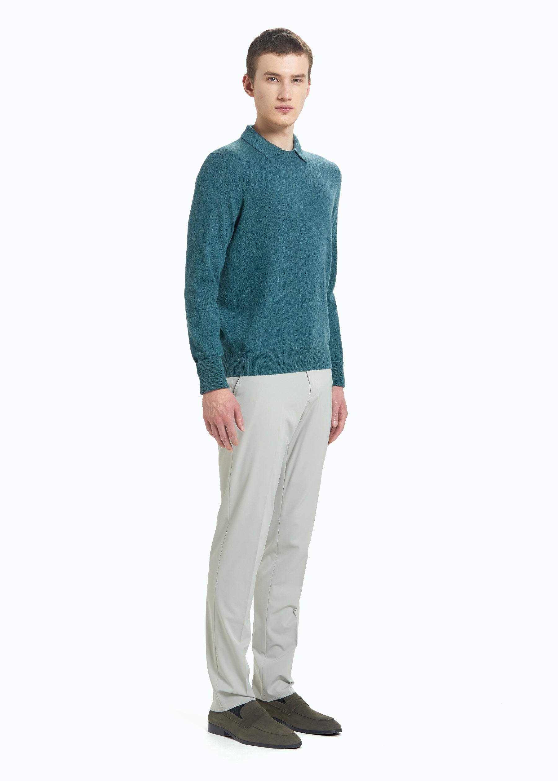 Siena Men's Cashmere Polo Neck Jumper