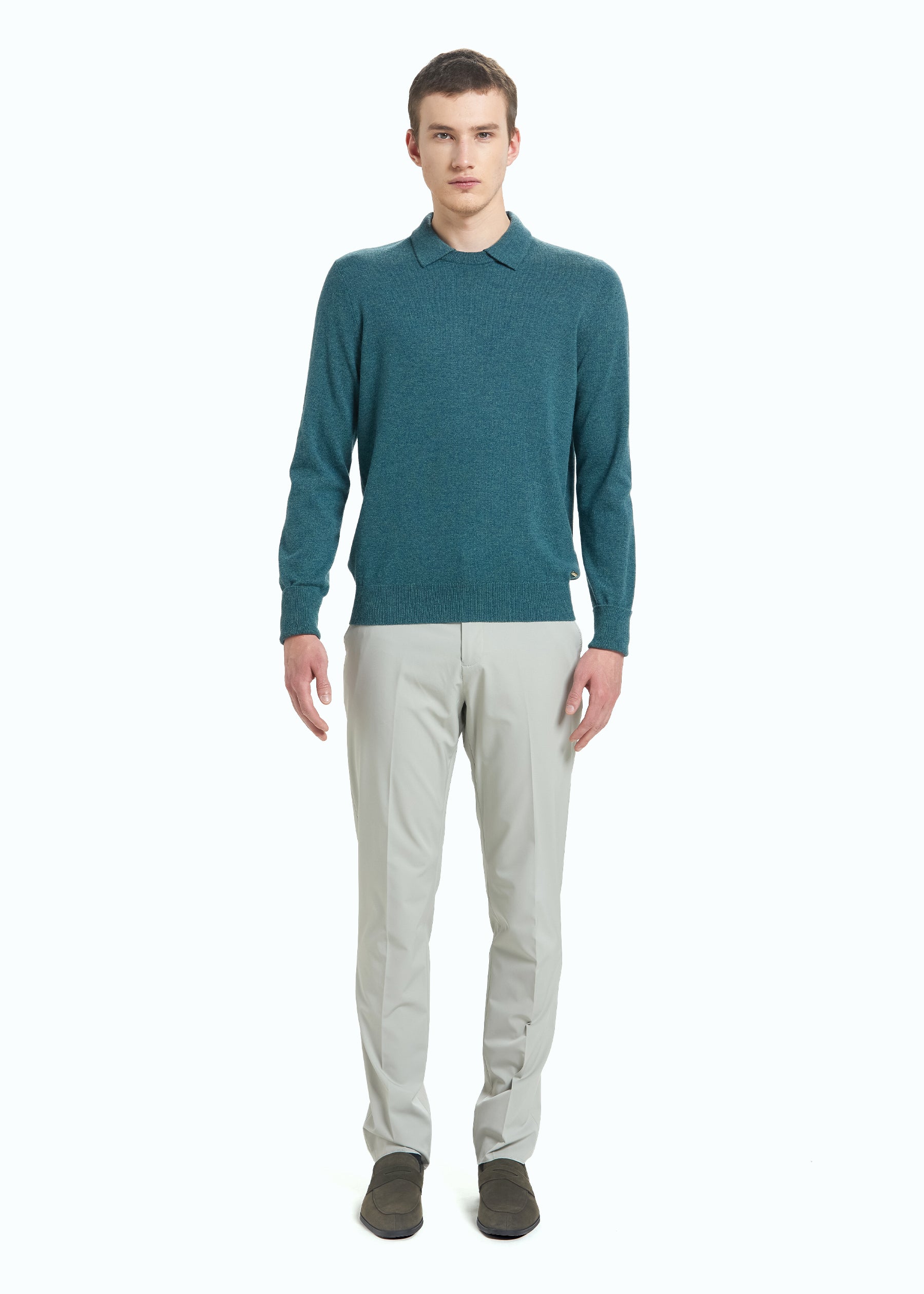 Siena Men's Cashmere Polo Neck Jumper