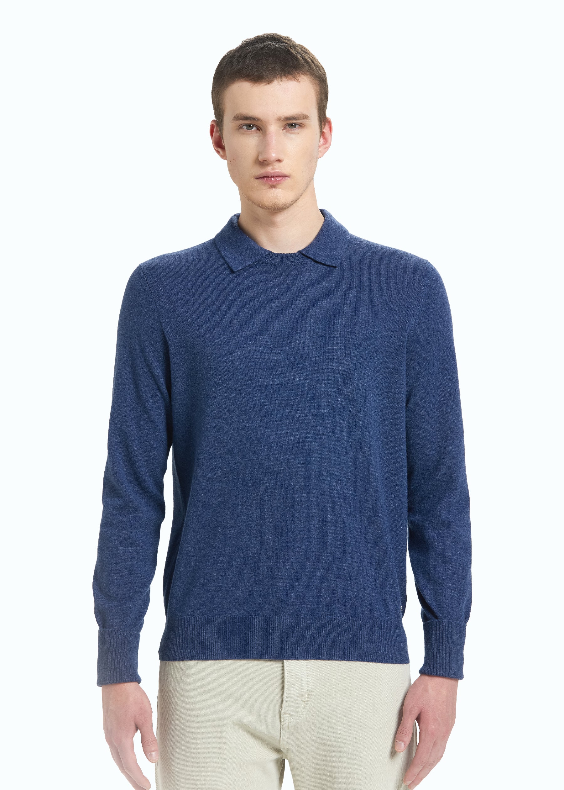 Siena Men's Cashmere Polo Neck Jumper