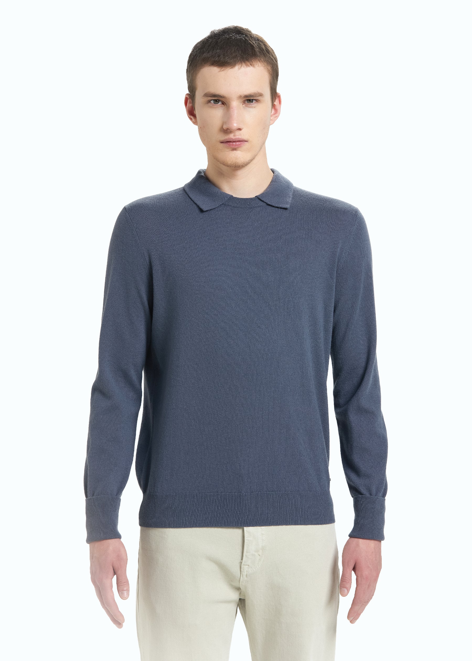 Siena Men's Cashmere Polo Neck Jumper