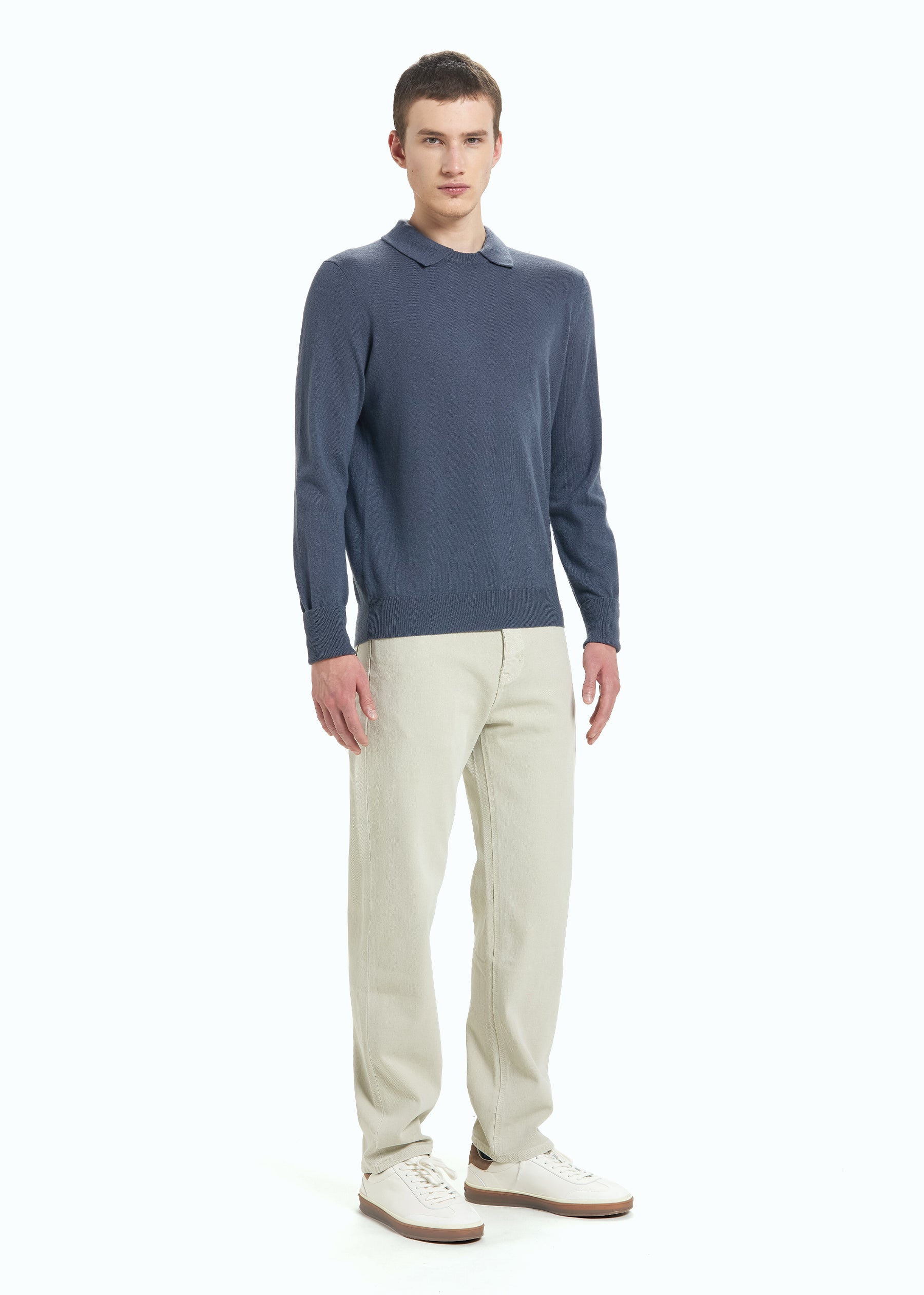 Siena Men's Cashmere Polo Neck Jumper
