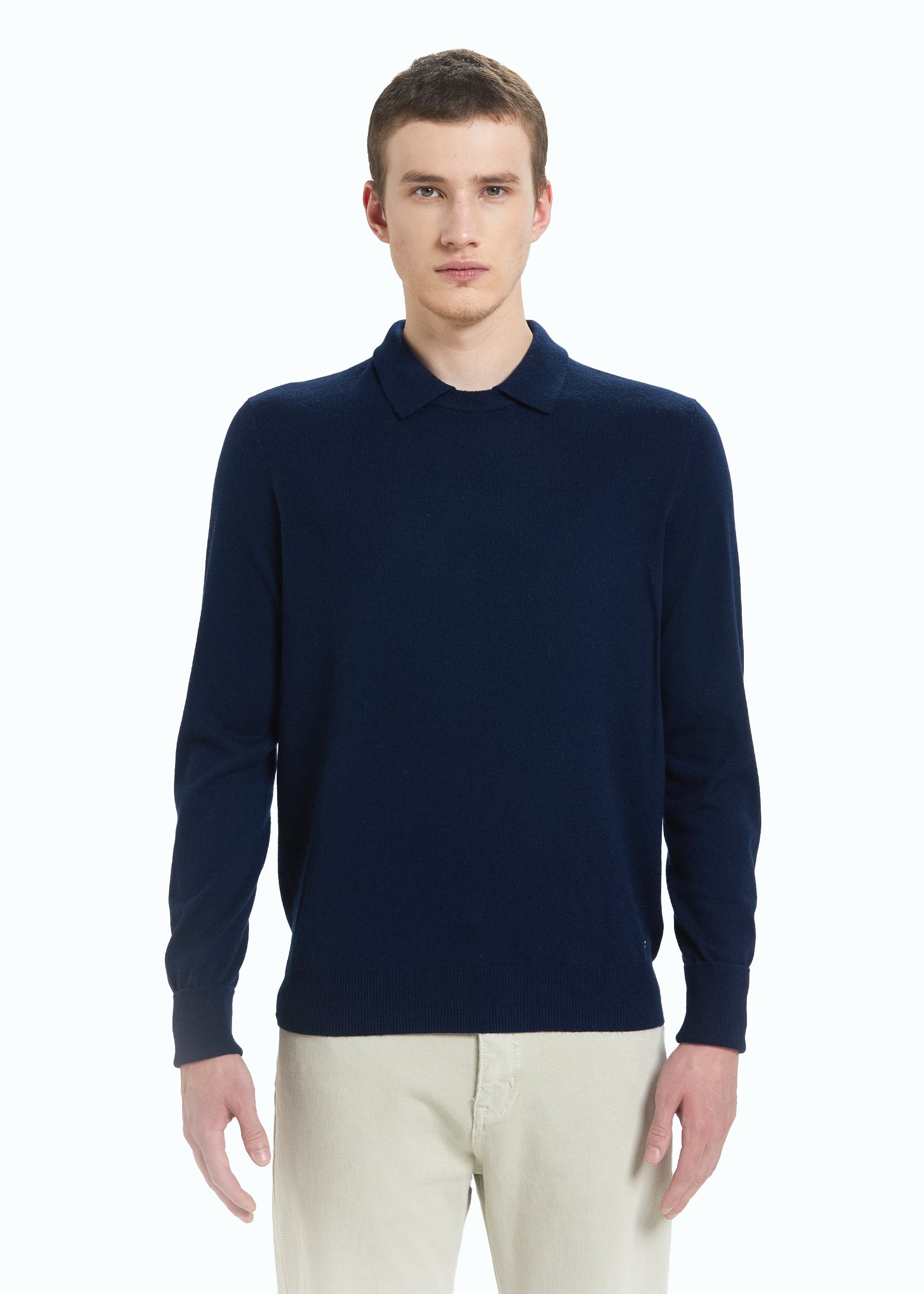 Siena Men's Cashmere Polo Neck Jumper