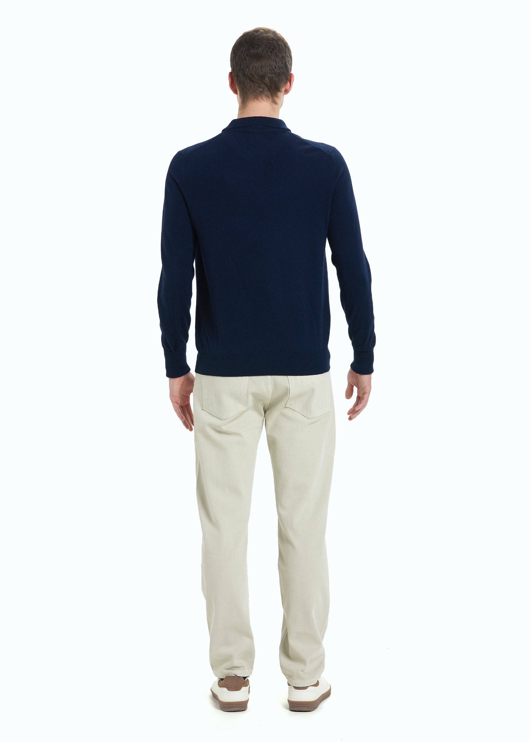 Siena Men's Cashmere Polo Neck Jumper