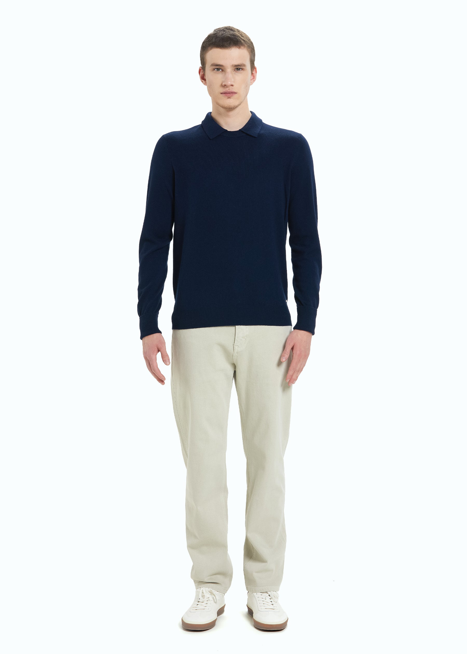 Siena Men's Cashmere Polo Neck Jumper