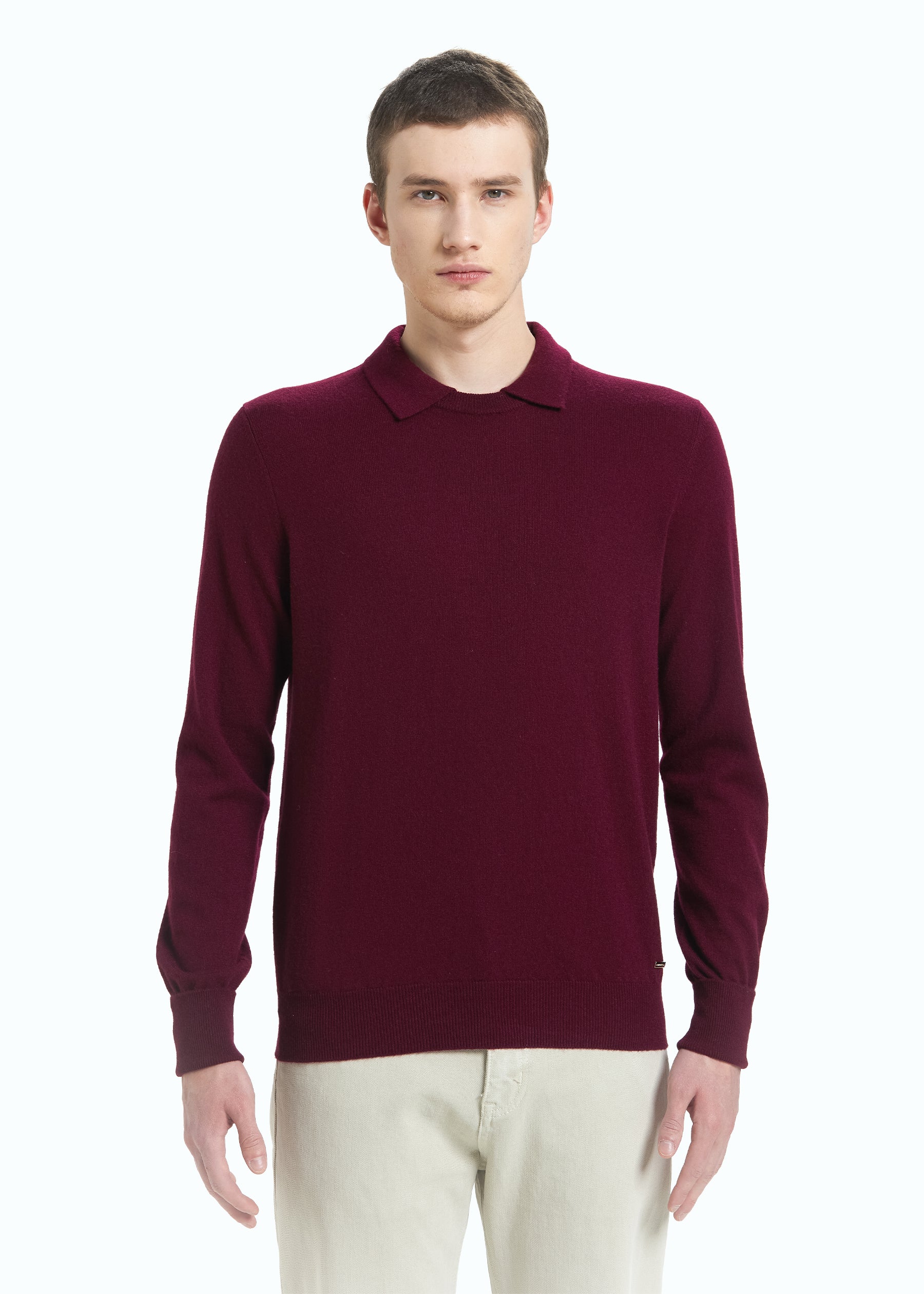 Siena Men's Cashmere Polo Neck Jumper