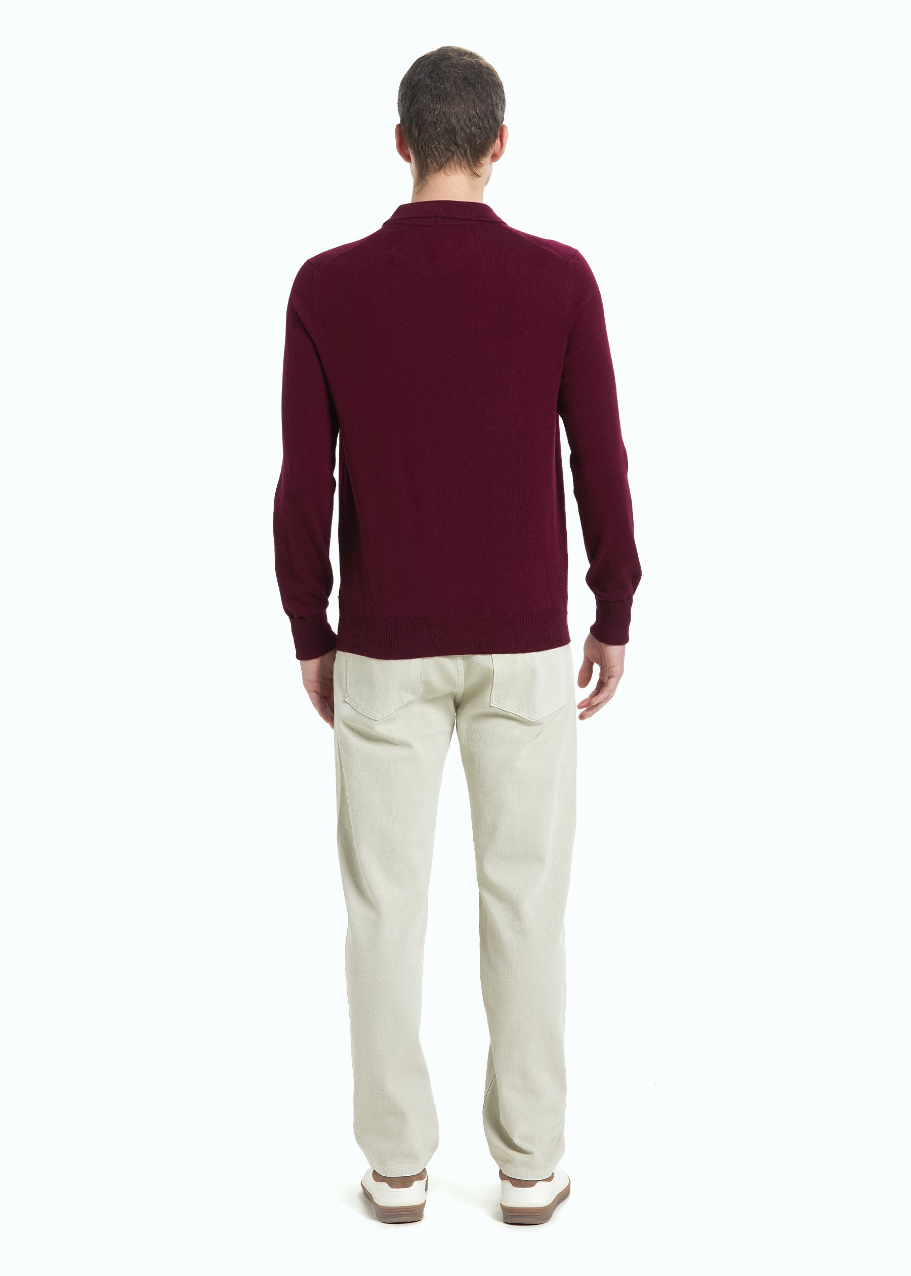 Siena Men's Cashmere Polo Neck Jumper