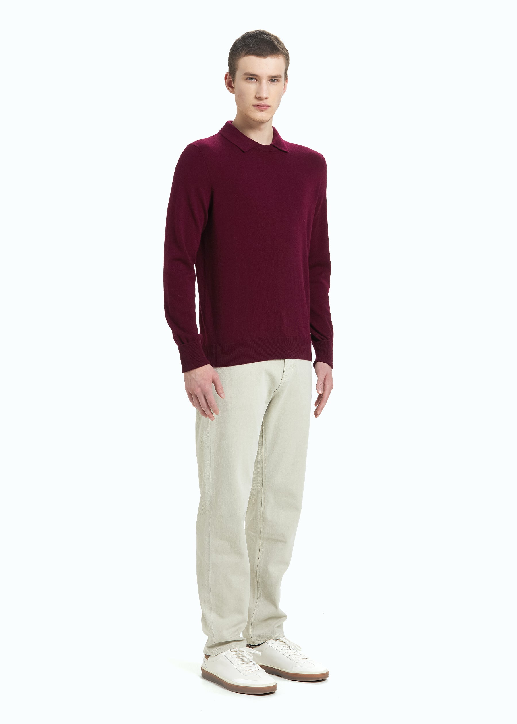 Siena Men's Cashmere Polo Neck Jumper