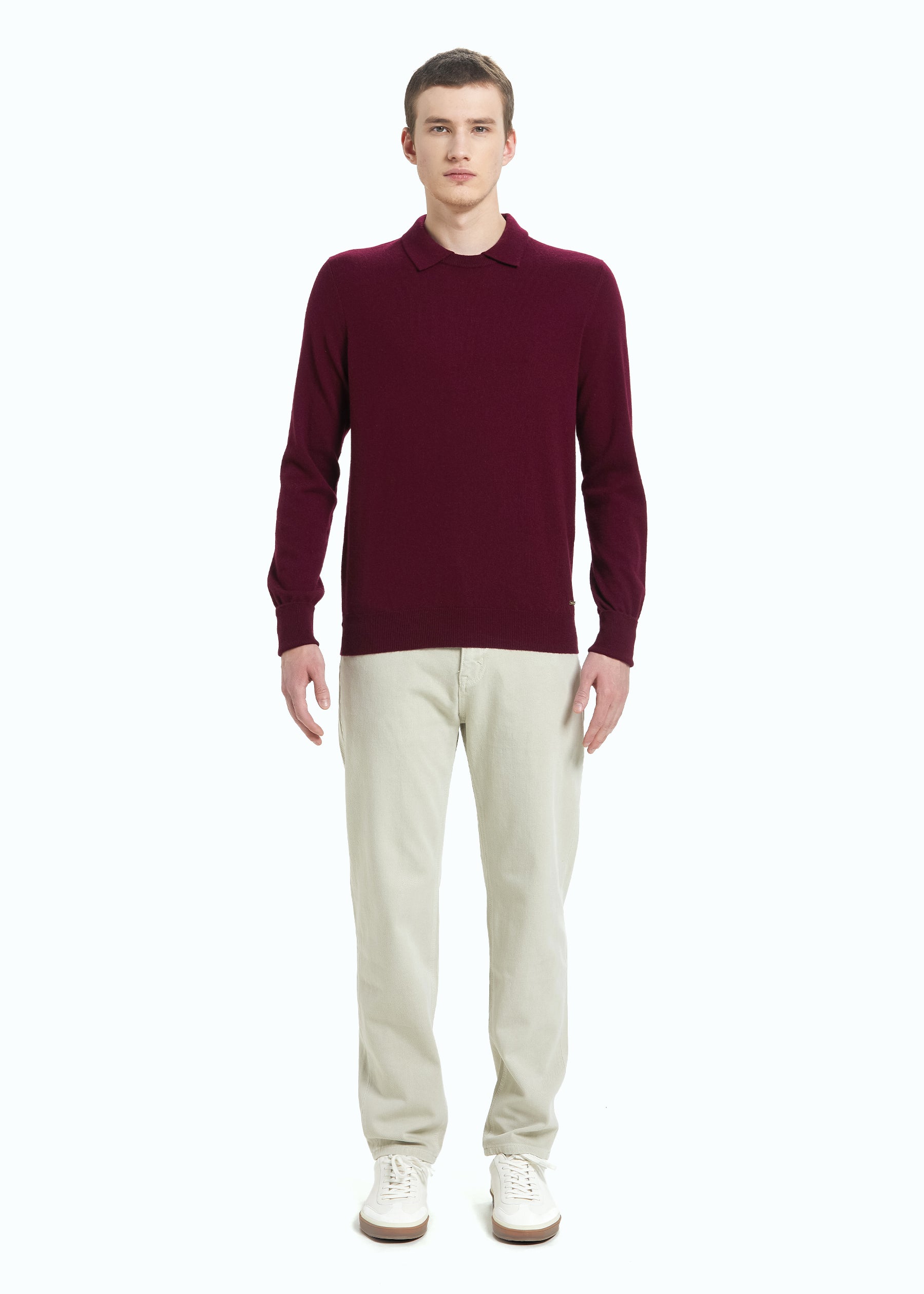 Siena Men's Cashmere Polo Neck Jumper