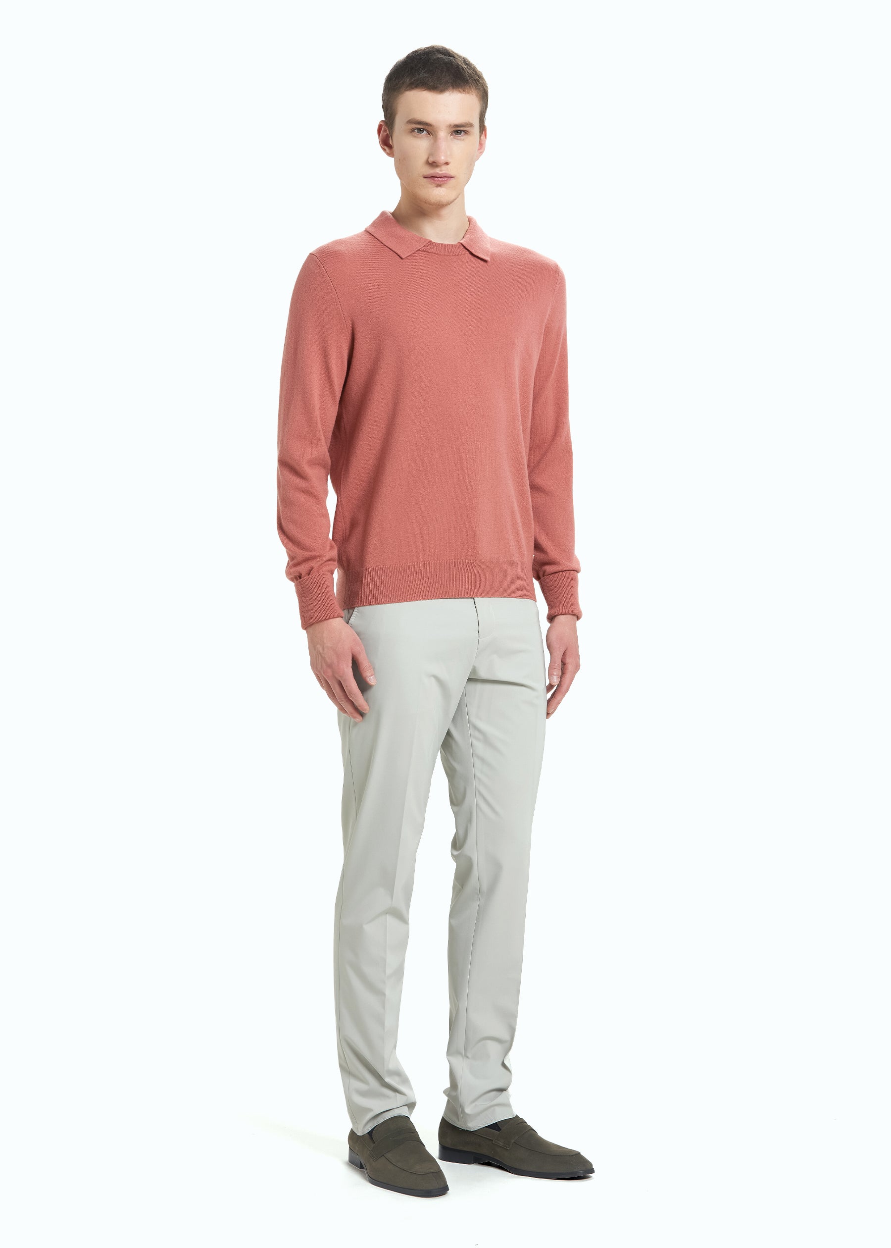 Siena Men's Cashmere Polo Neck Jumper