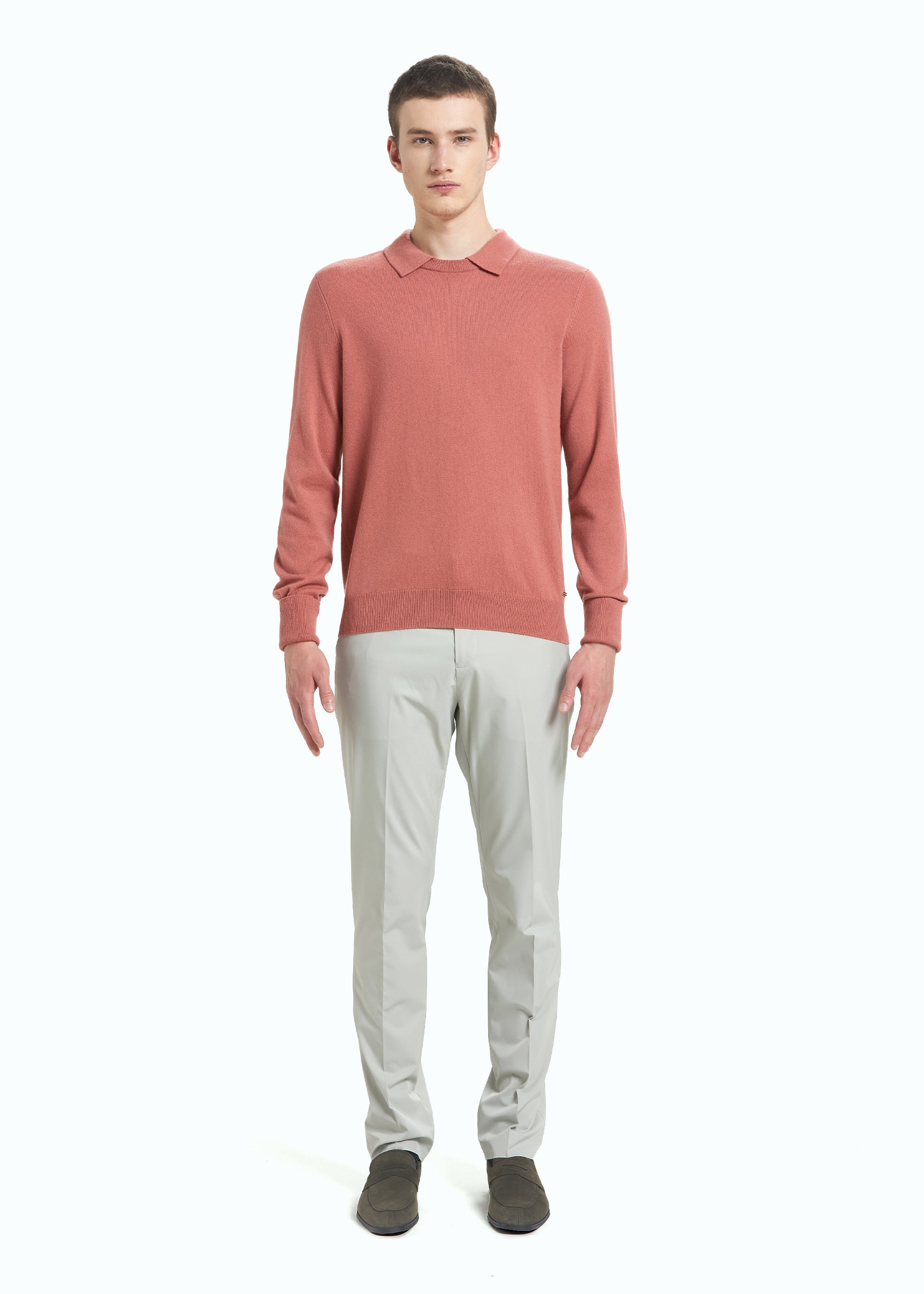 Siena Men's Cashmere Polo Neck Jumper