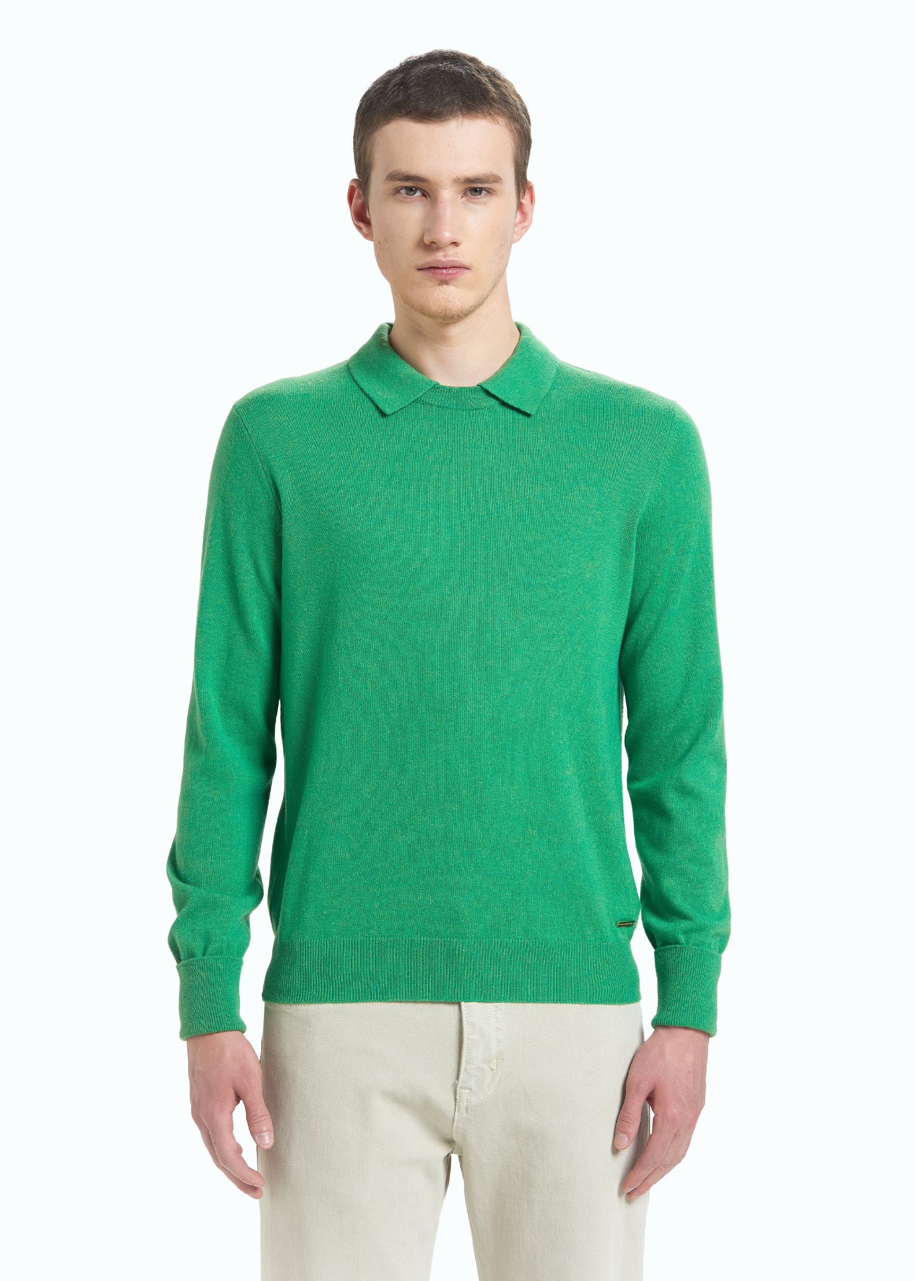 Siena Men's Cashmere Polo Neck Jumper