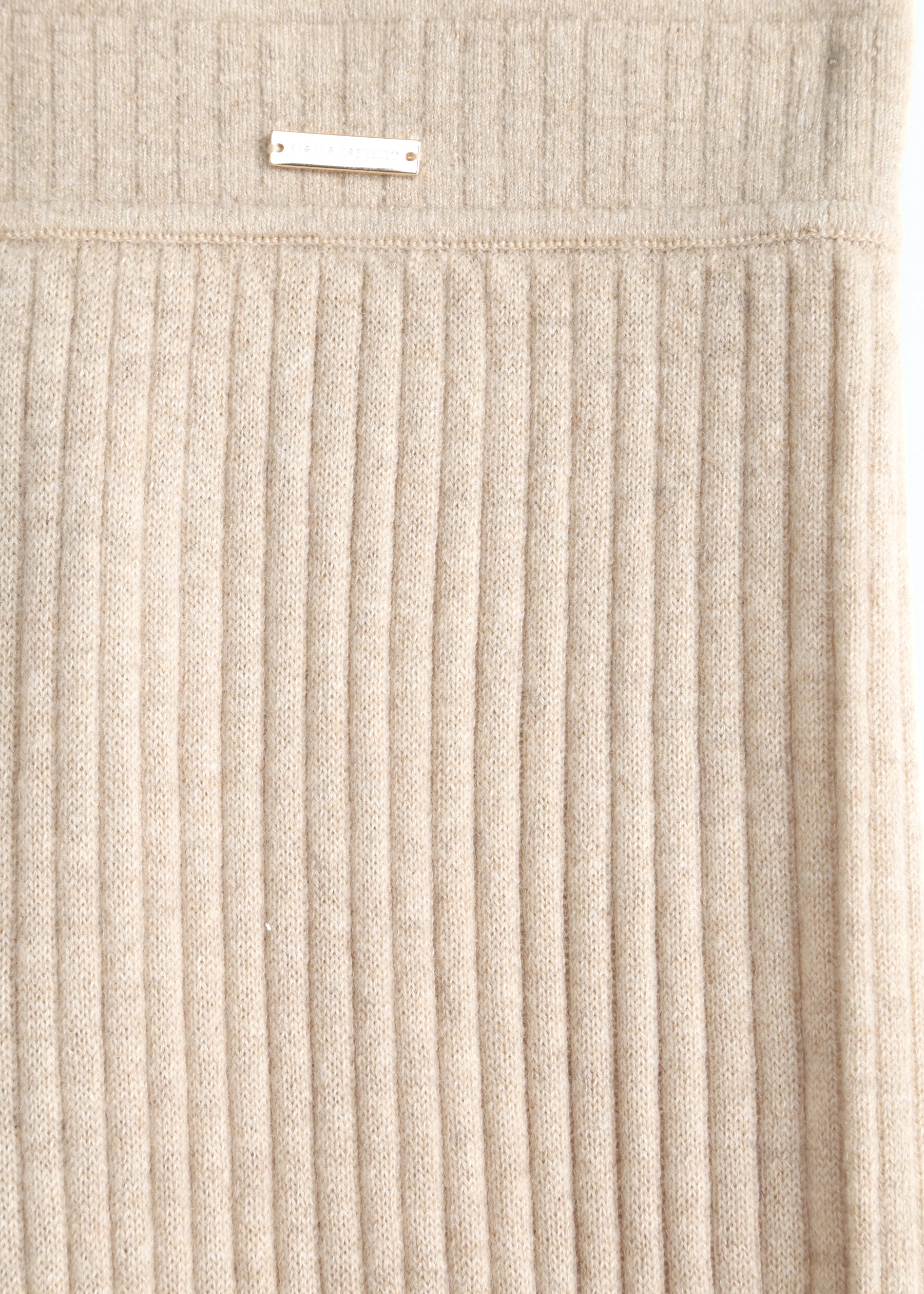 Celmara Ribbed Cashmere Trousers with Side Slits