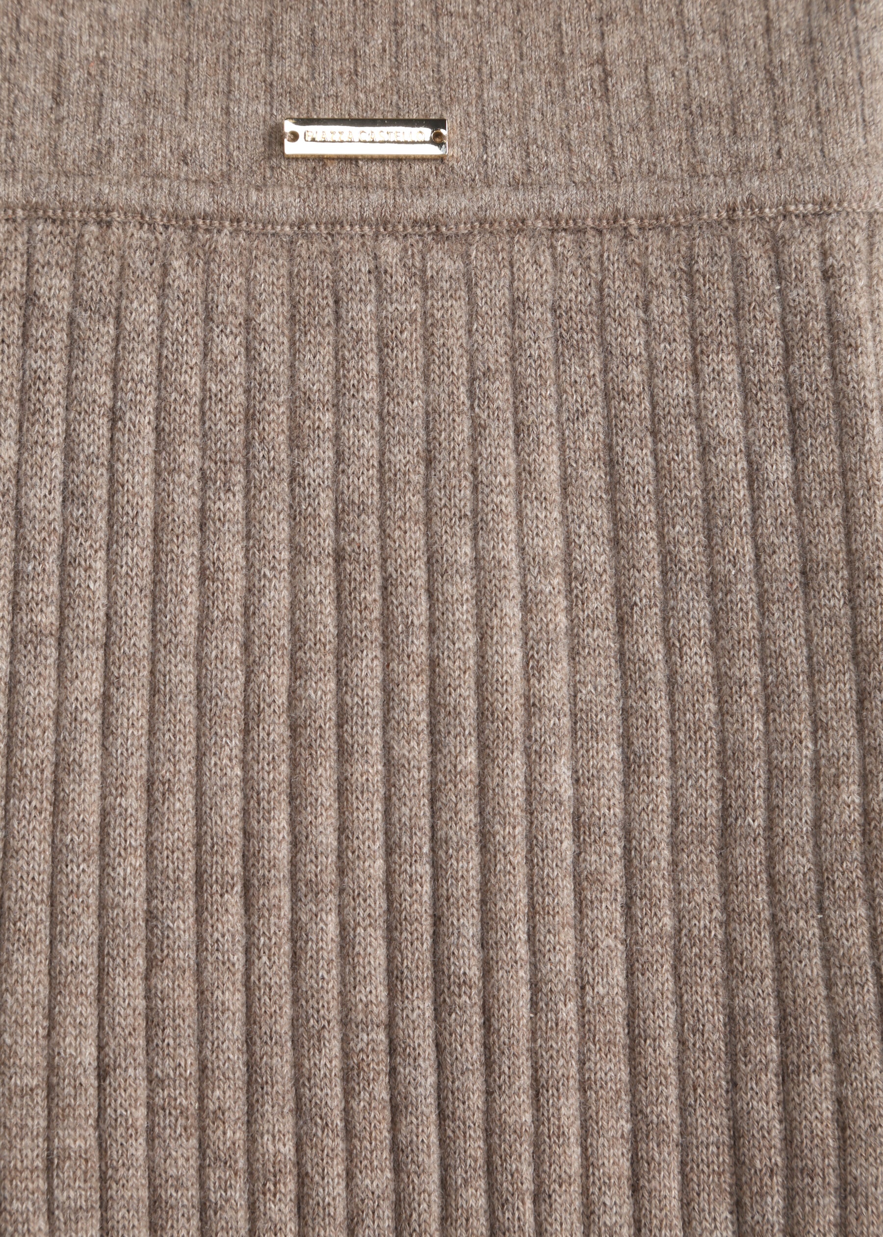 Celmara Ribbed Cashmere Trousers with Side Slits