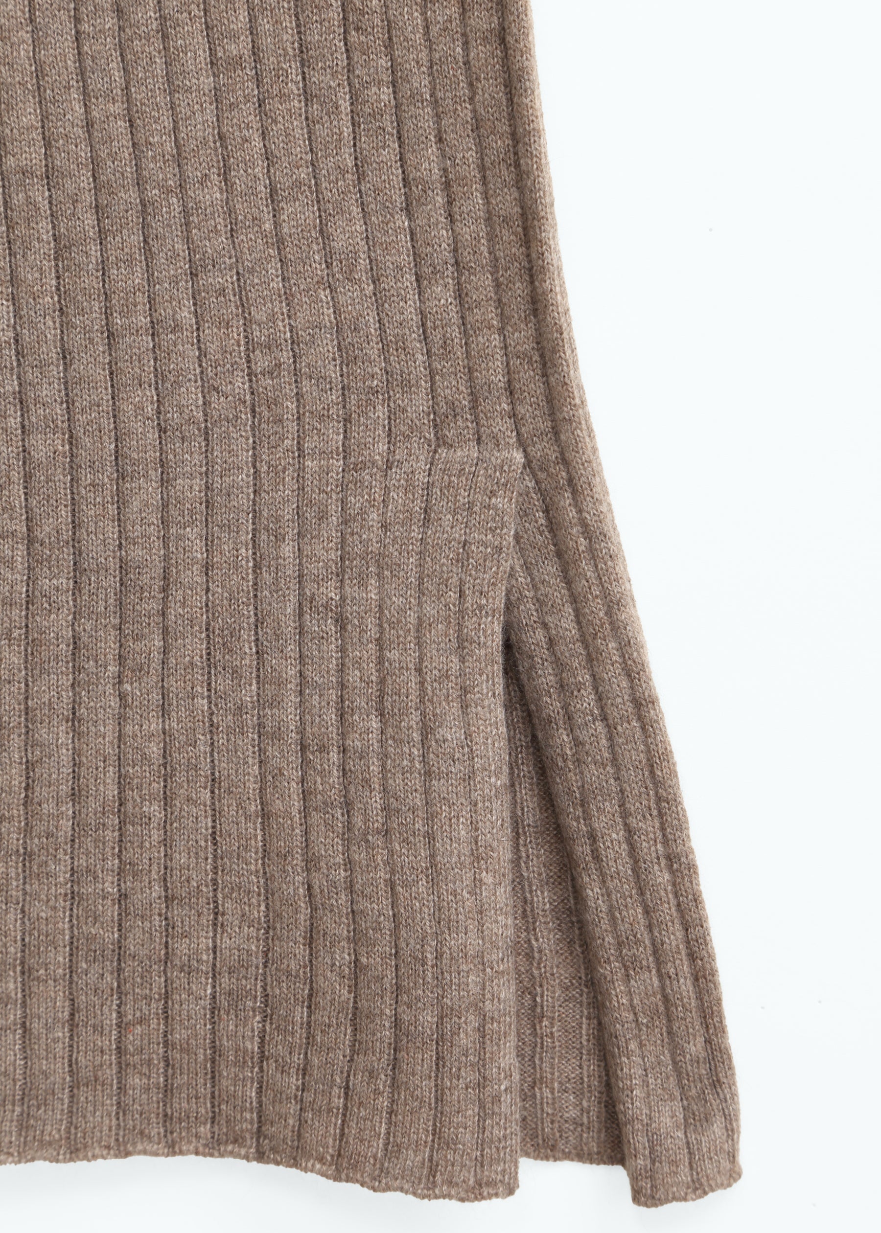 Celmara Ribbed Cashmere Trousers with Side Slits