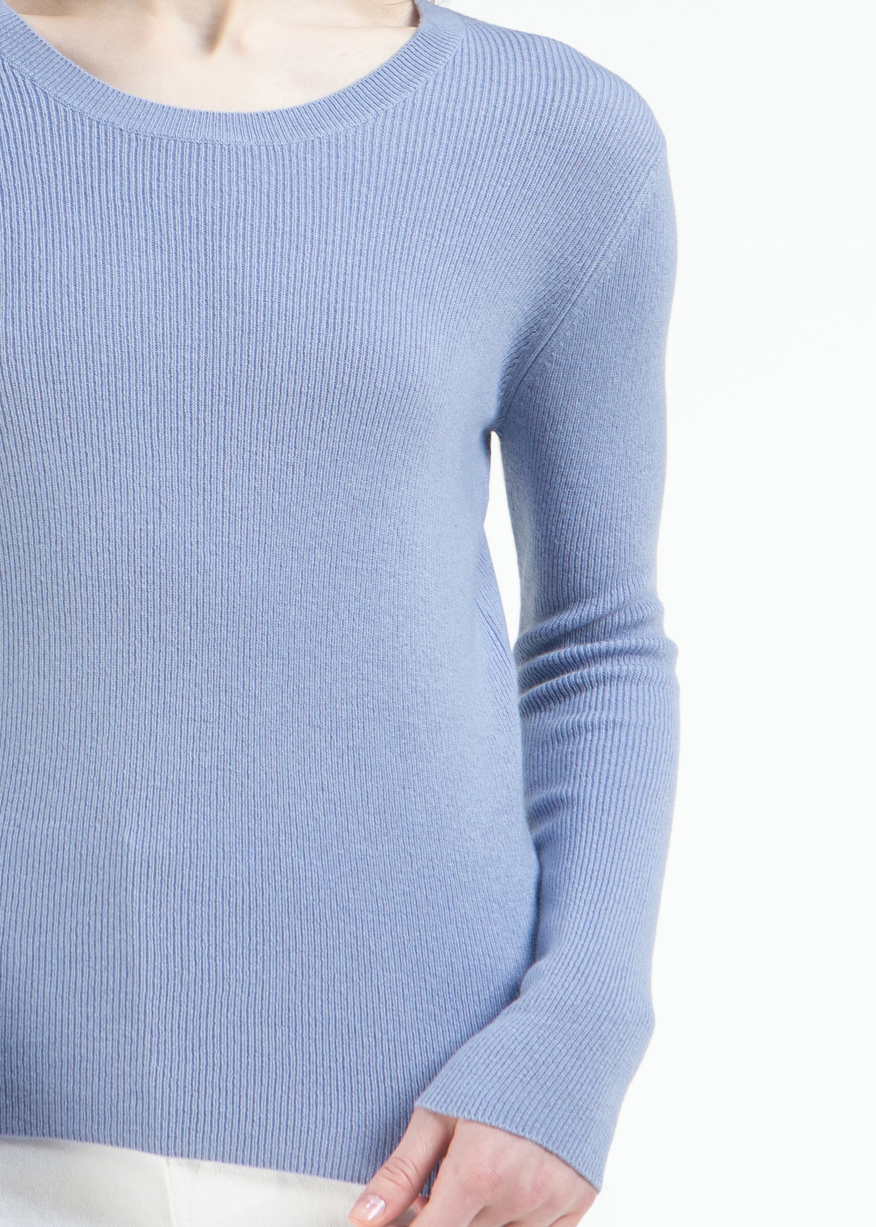 Lunaria Ribbed Baby Cashmere Jumper