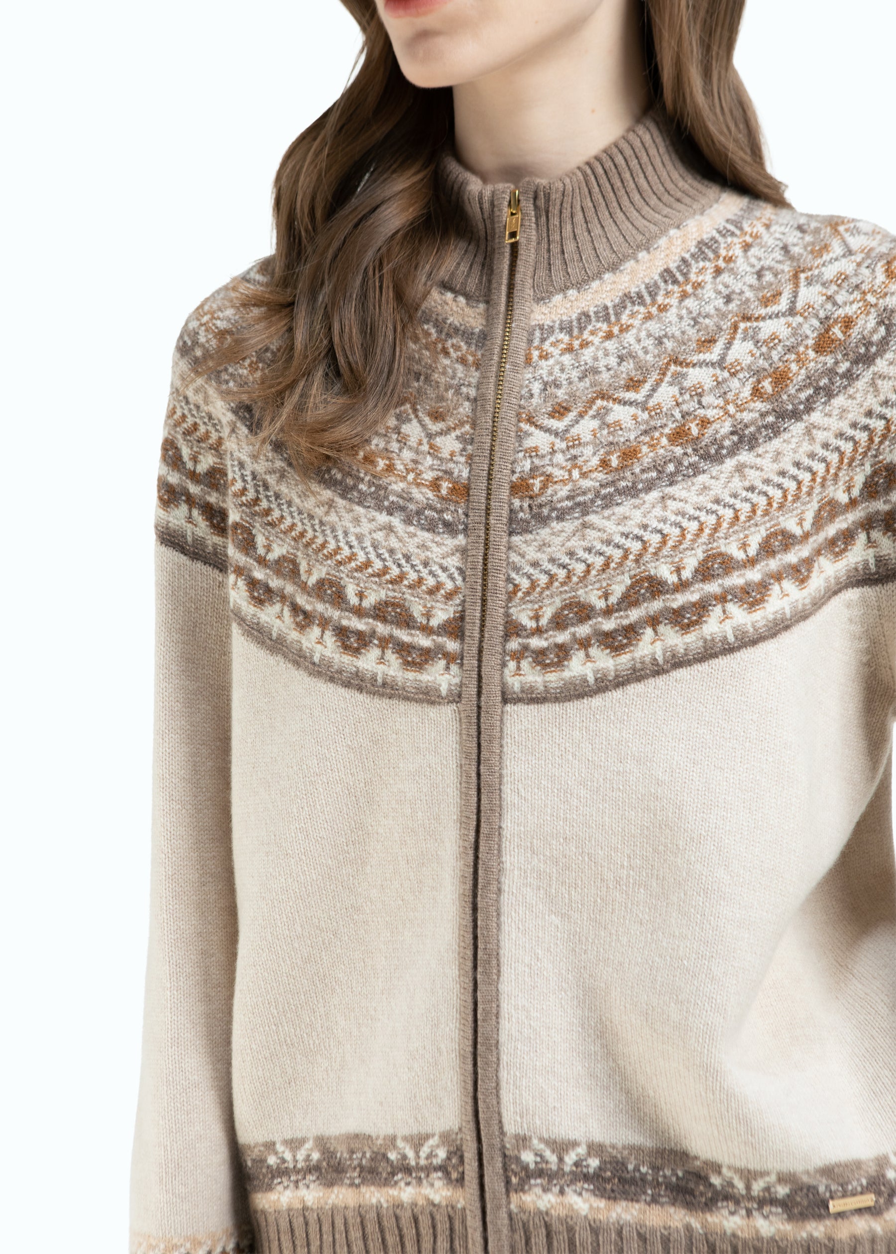 Arabesco Zip Cardigan
