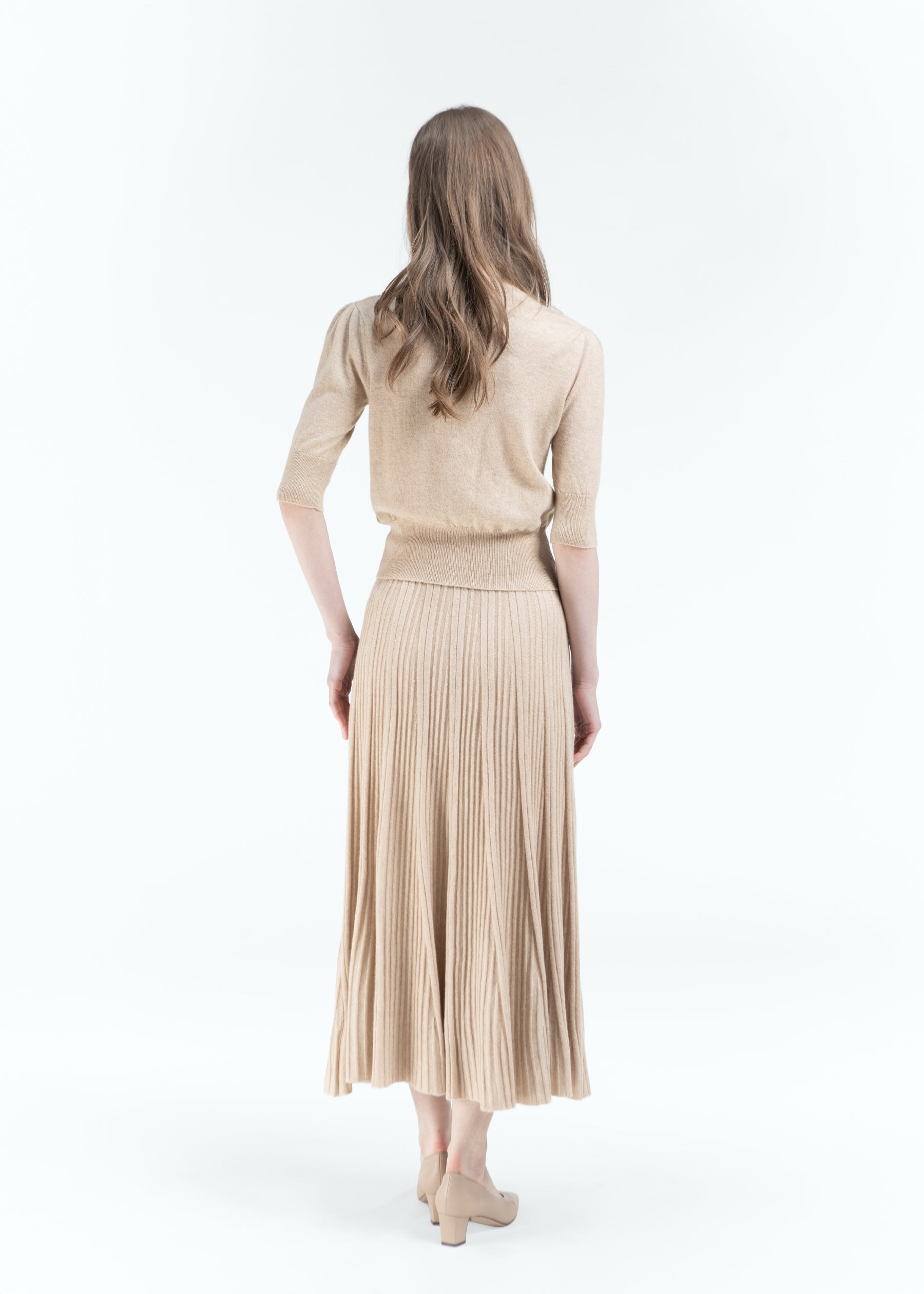 Bracciare Cashmere Cardigan with Mid Sleeves