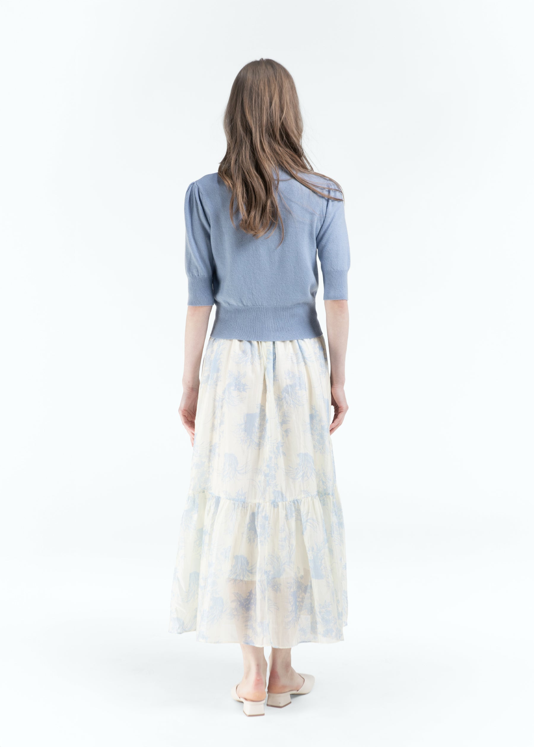 Bracciare Cashmere Cardigan with Mid Sleeves