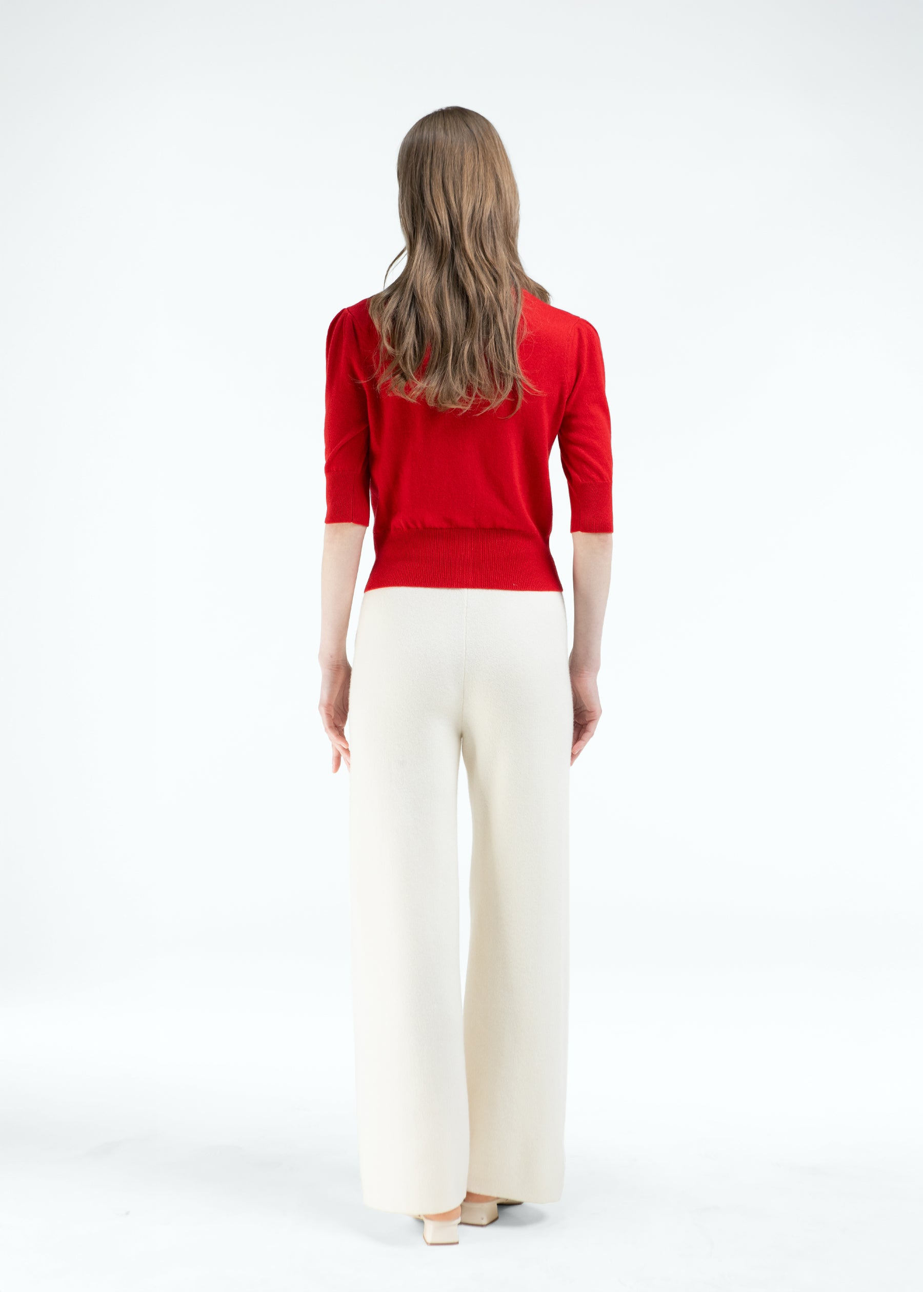 Bracciare Cashmere Cardigan with Mid Sleeves
