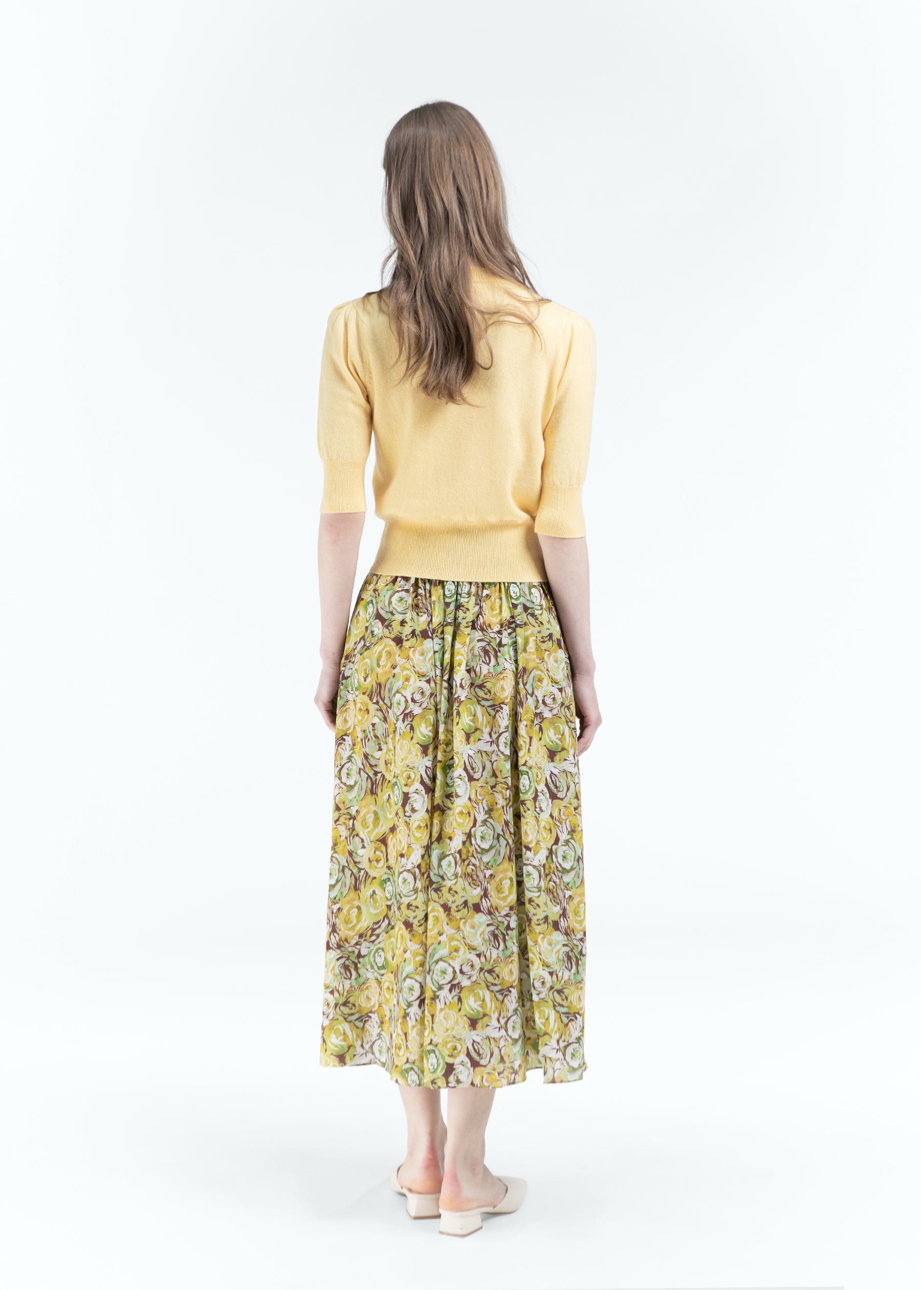 Bracciare Cashmere Cardigan with Mid Sleeves