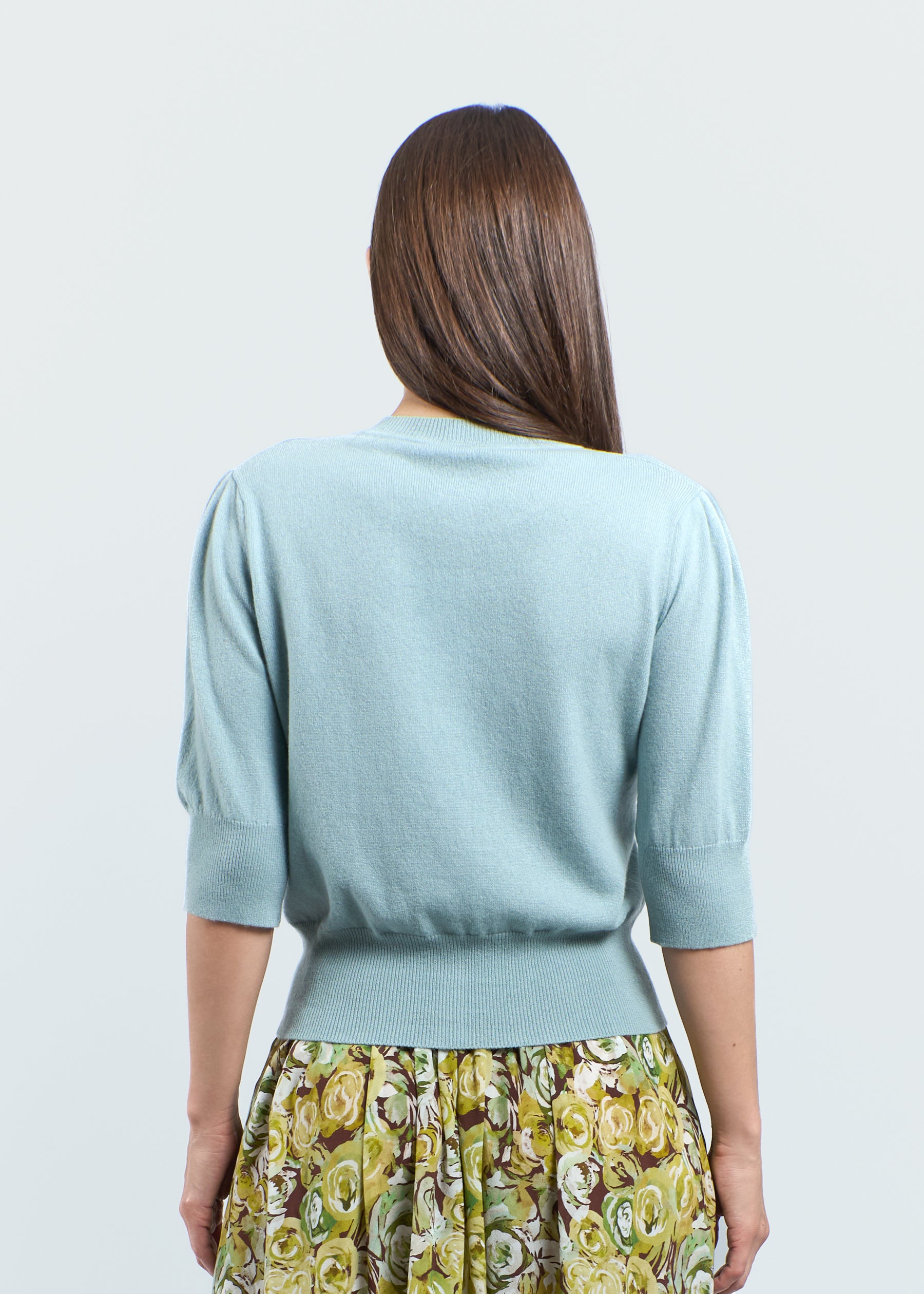 Bracciare Cashmere Cardigan with Mid Sleeves