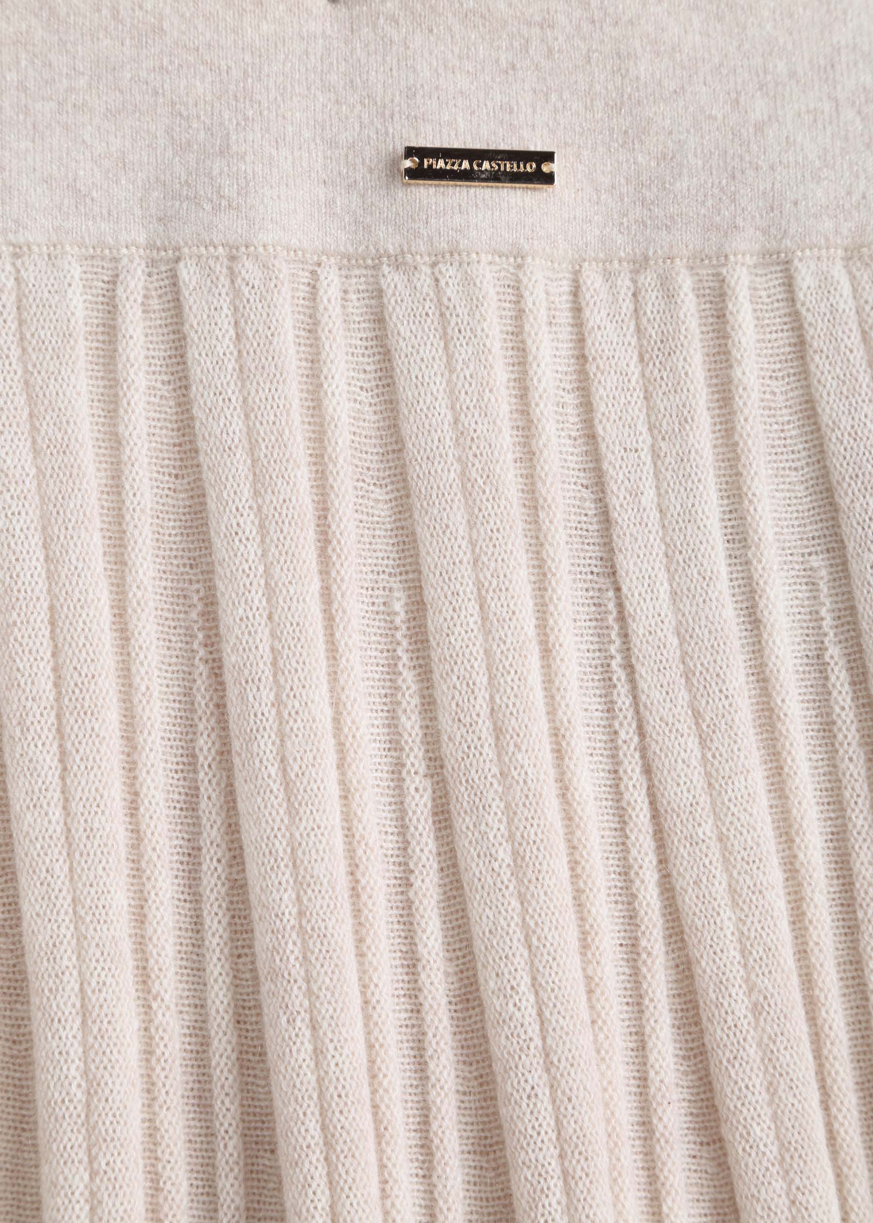 Silvana Rib Knit Cashmere Skirt