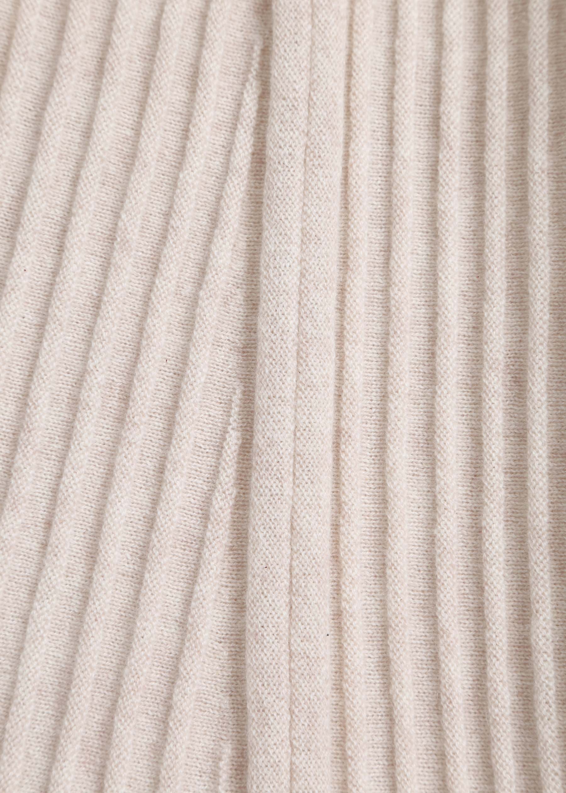 Silvana Rib Knit Cashmere Skirt