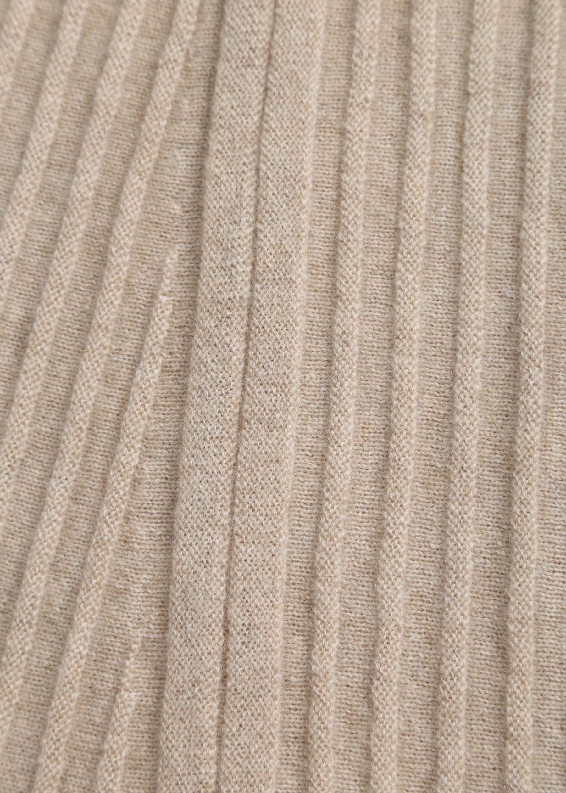 Silvana Rib Knit Cashmere Skirt