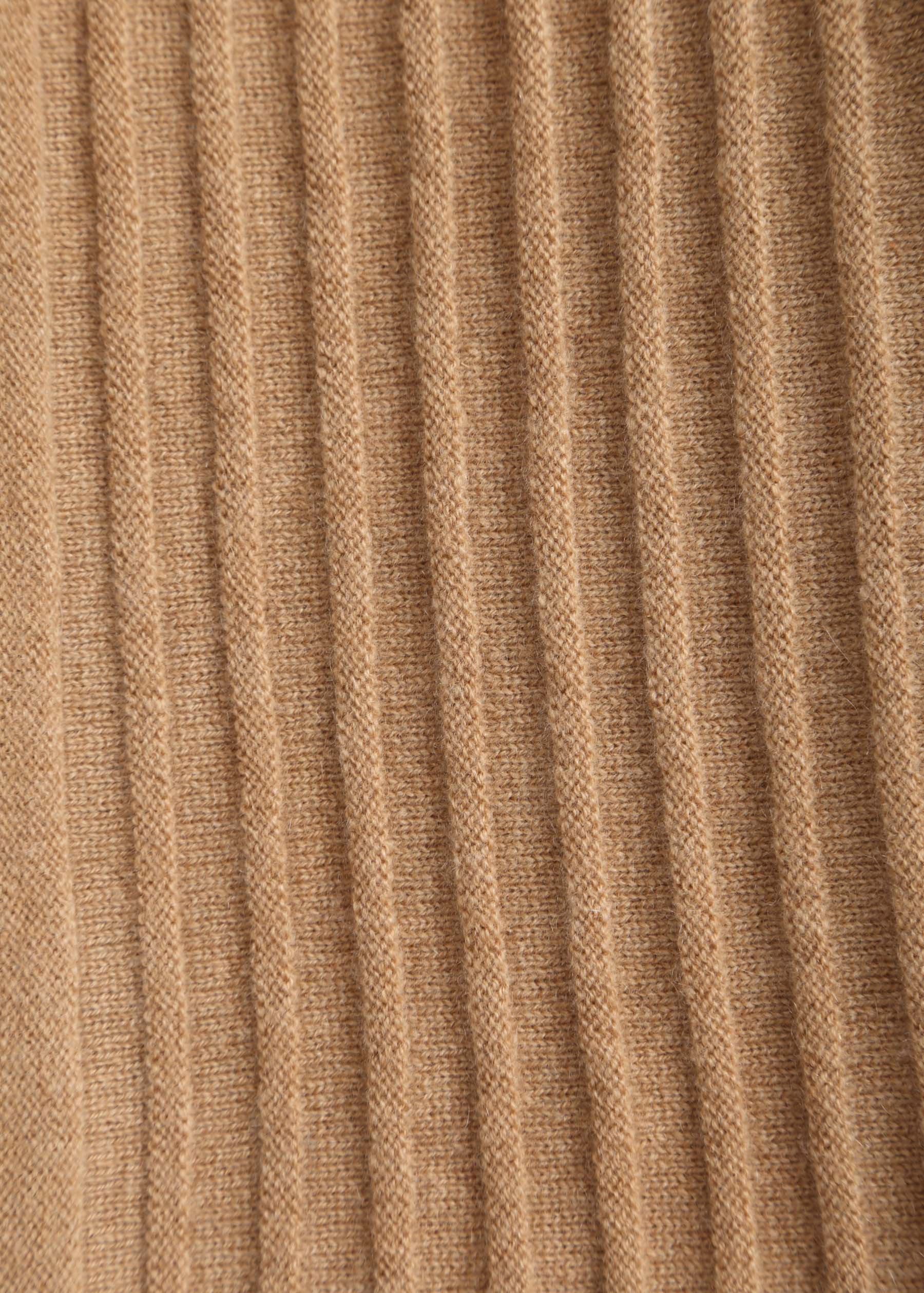 Silvana Rib Knit Cashmere Skirt