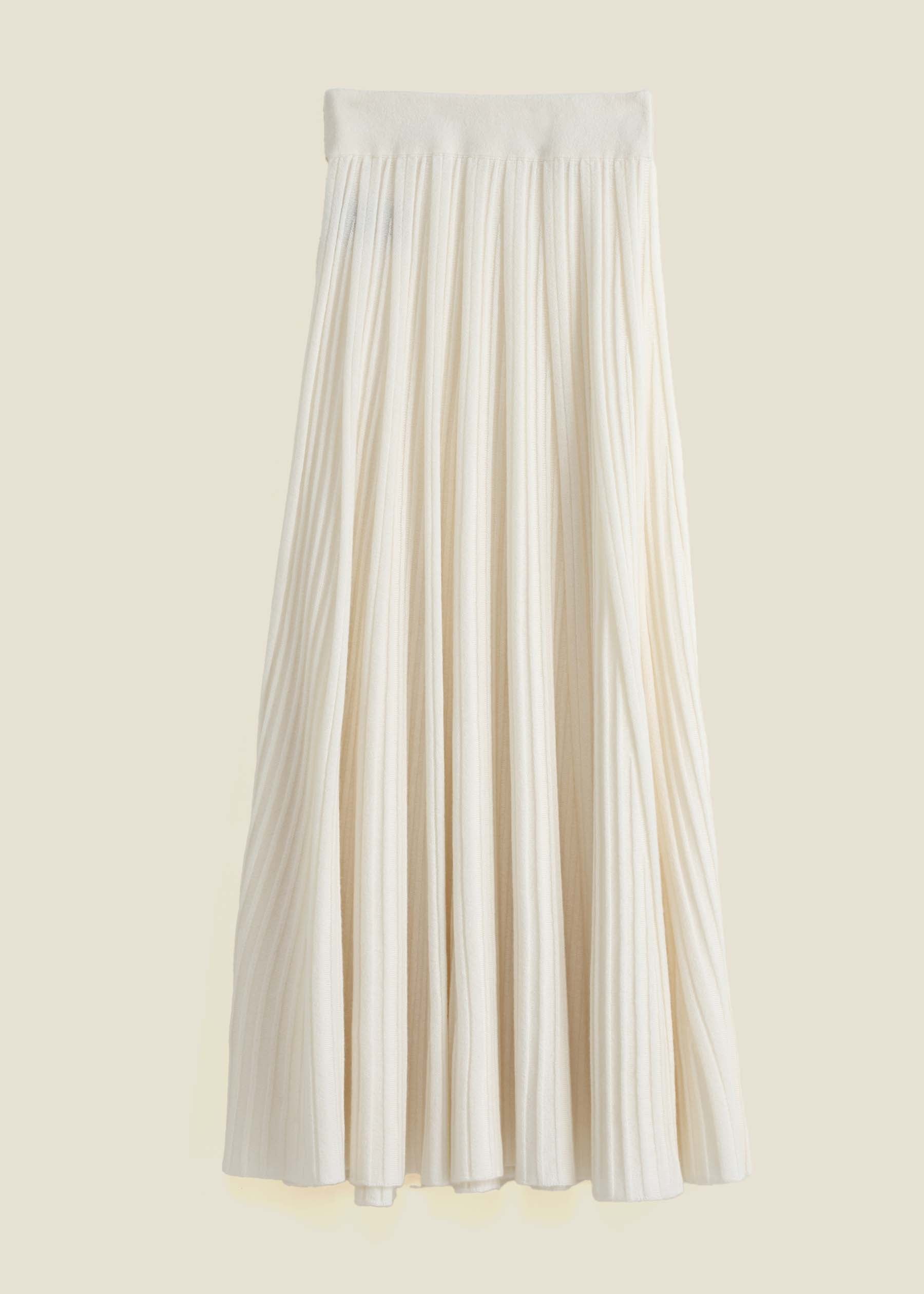 Silvana Rib Knit Cashmere Skirt