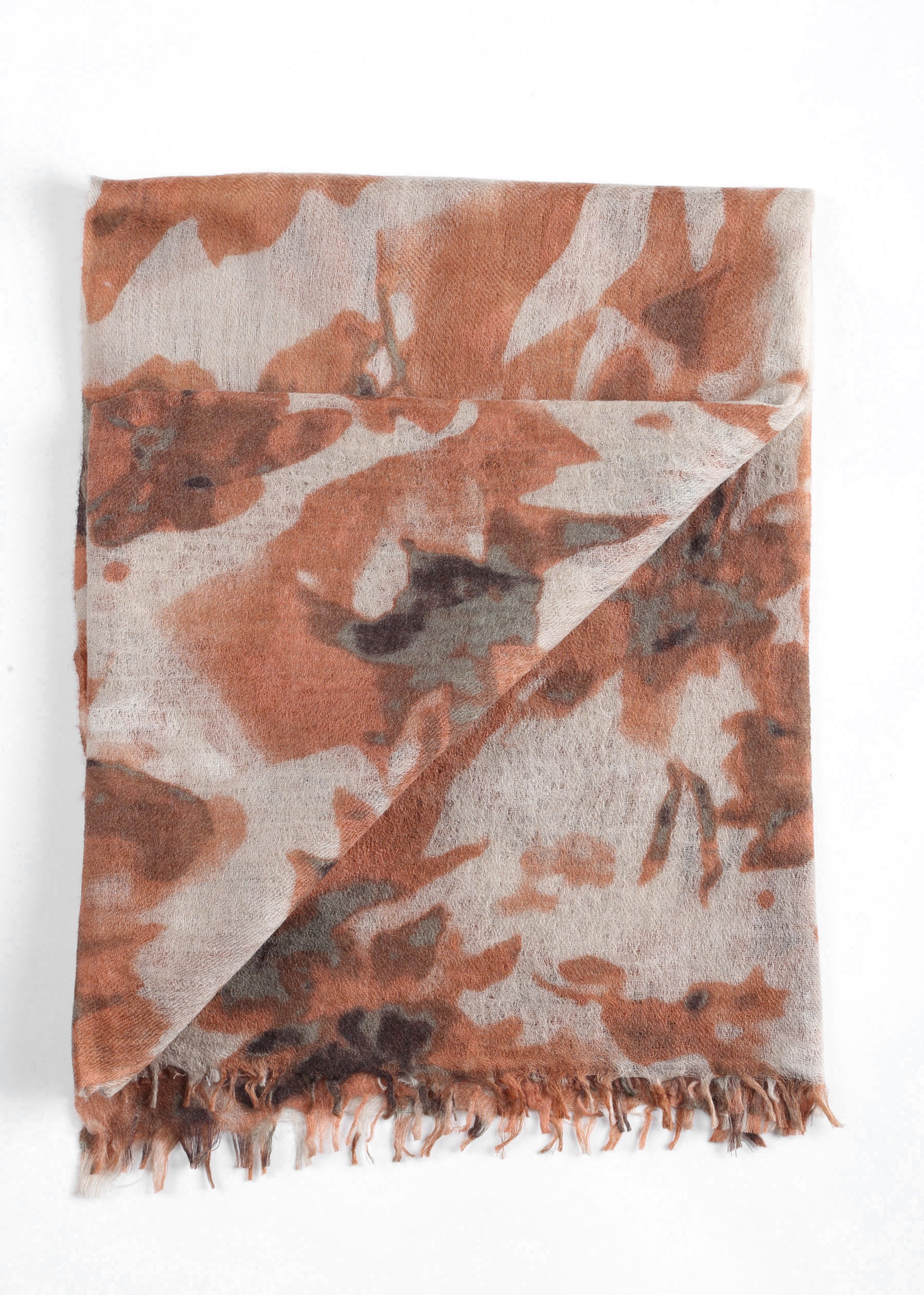 Fiori Cashmere Shawl with Print