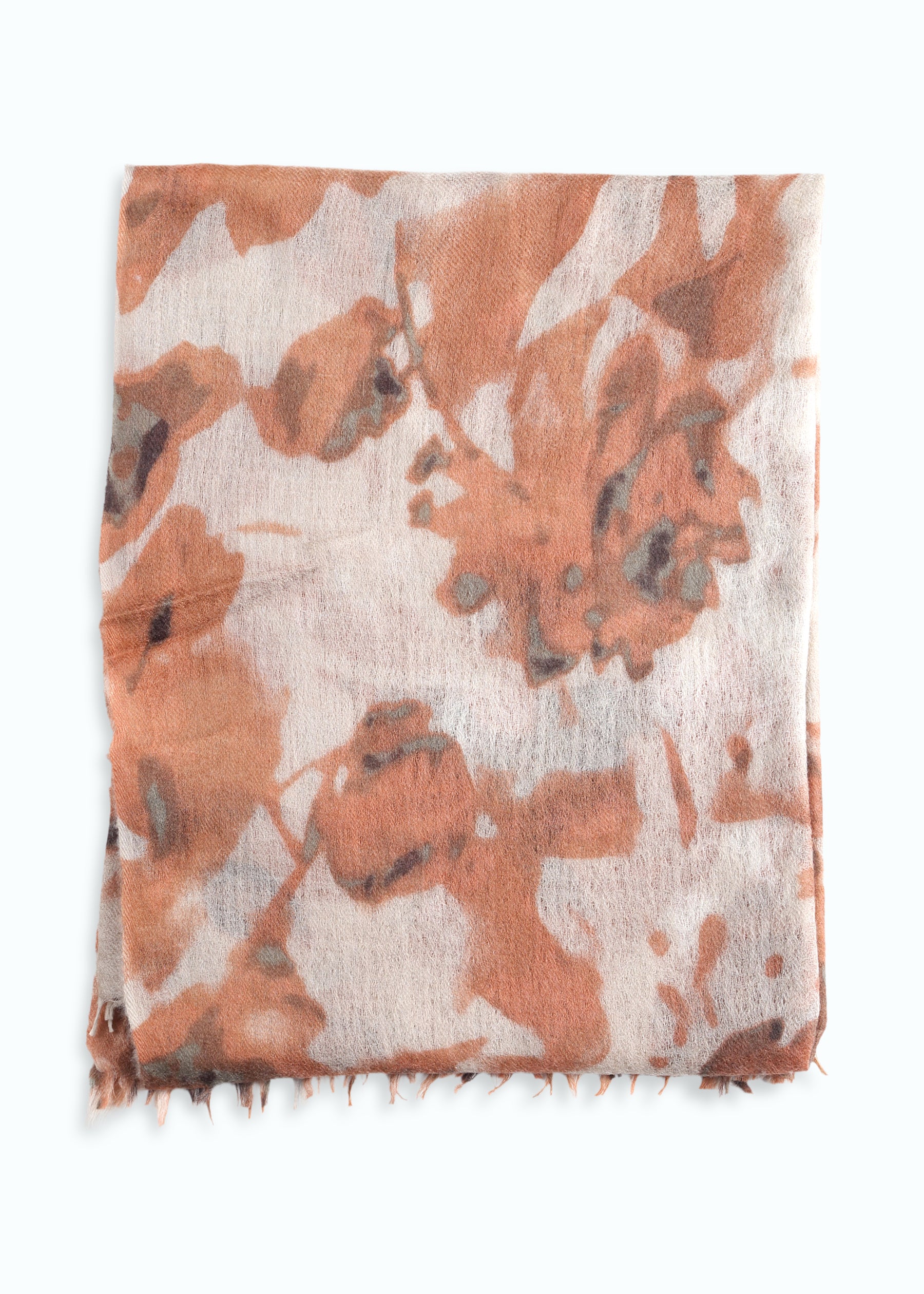 Fiori Cashmere Shawl with Print