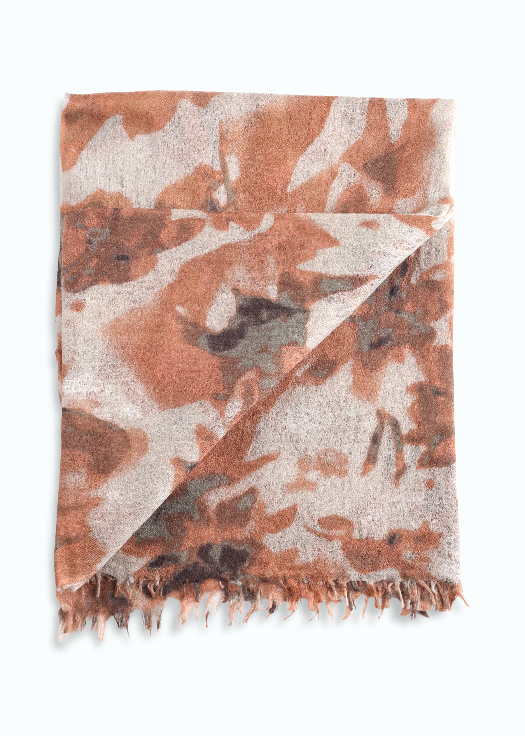 Fiori Cashmere Shawl with Print