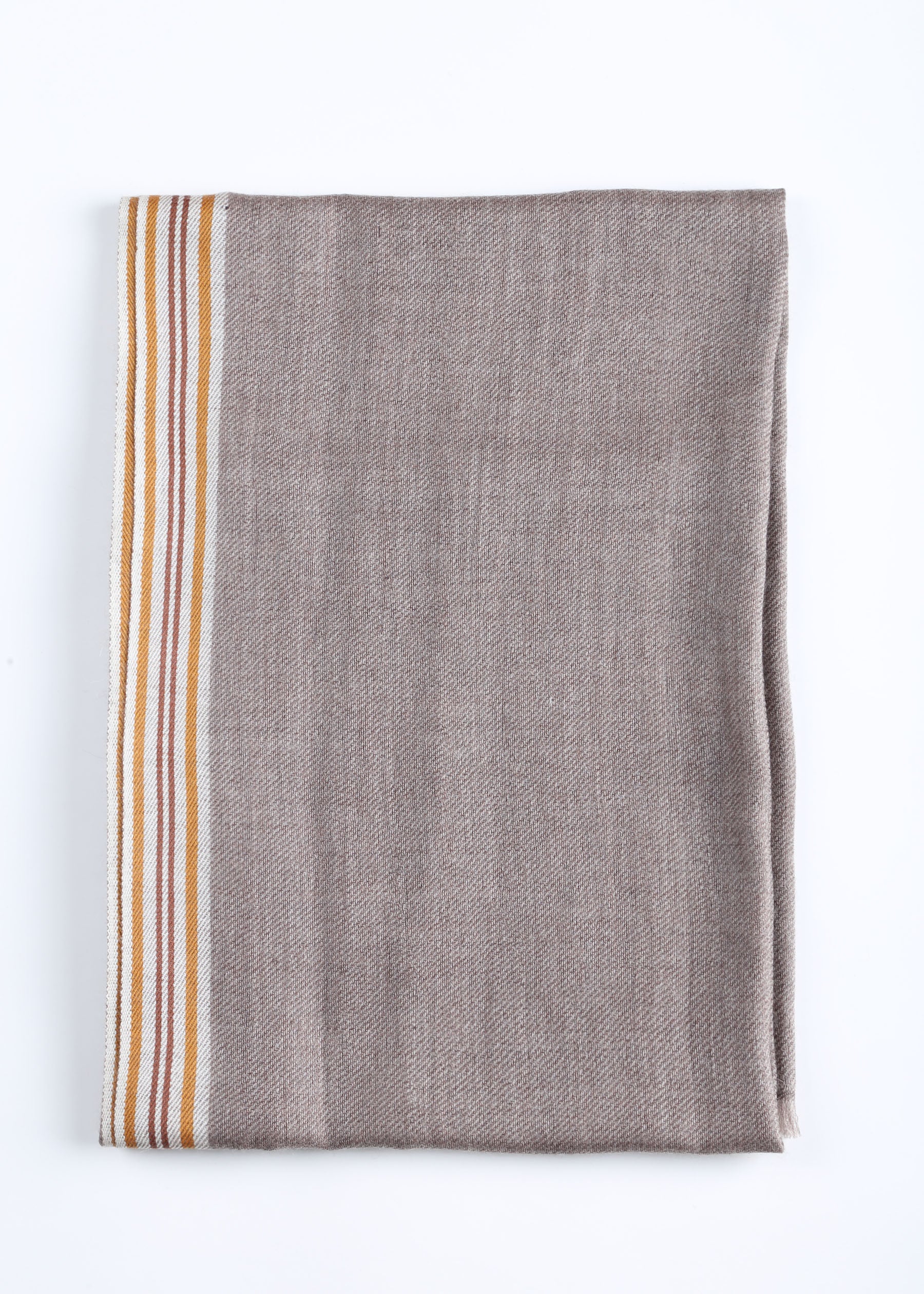 Ombra Cashmere Scar with Stripes