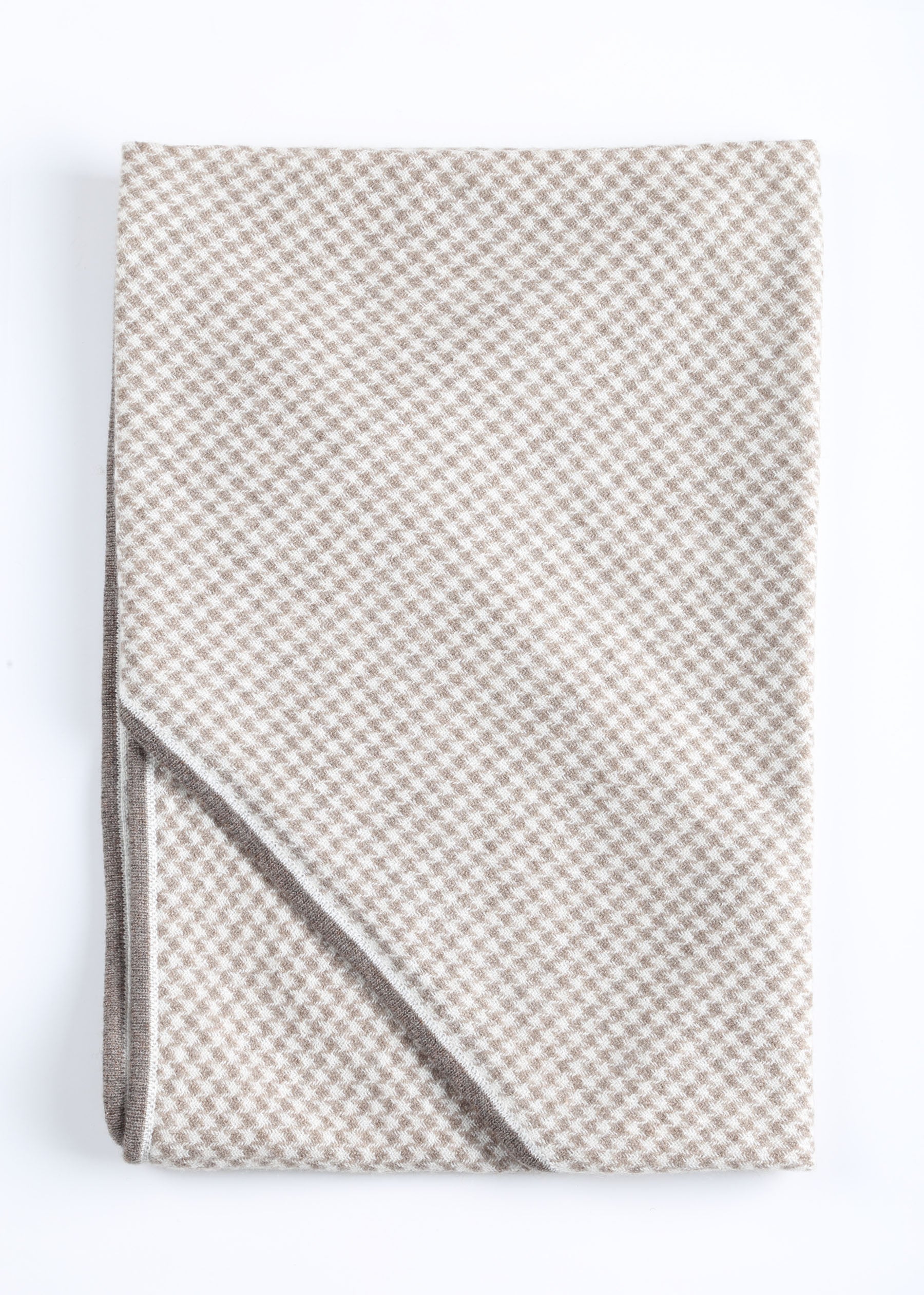 Checked Cashmere Scarf