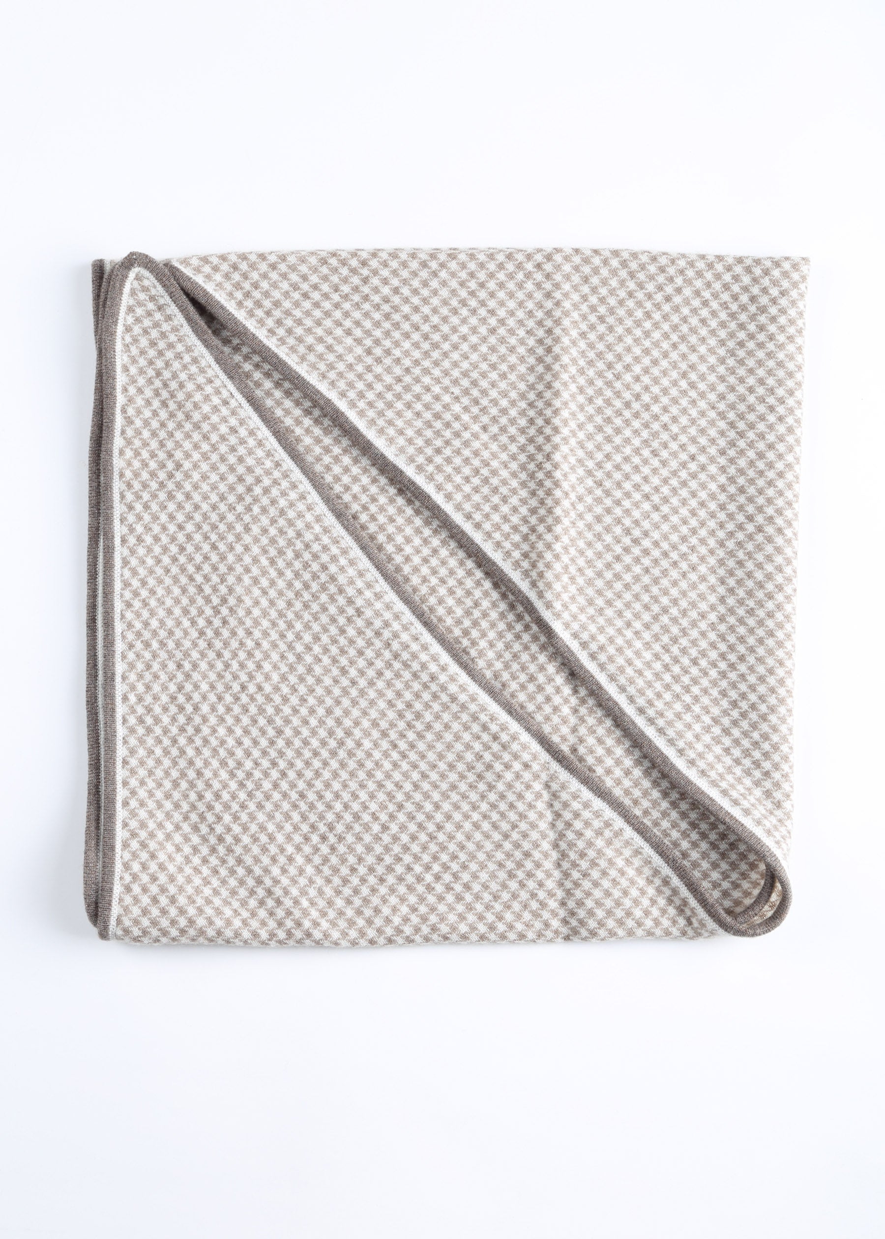 Checked Cashmere Scarf