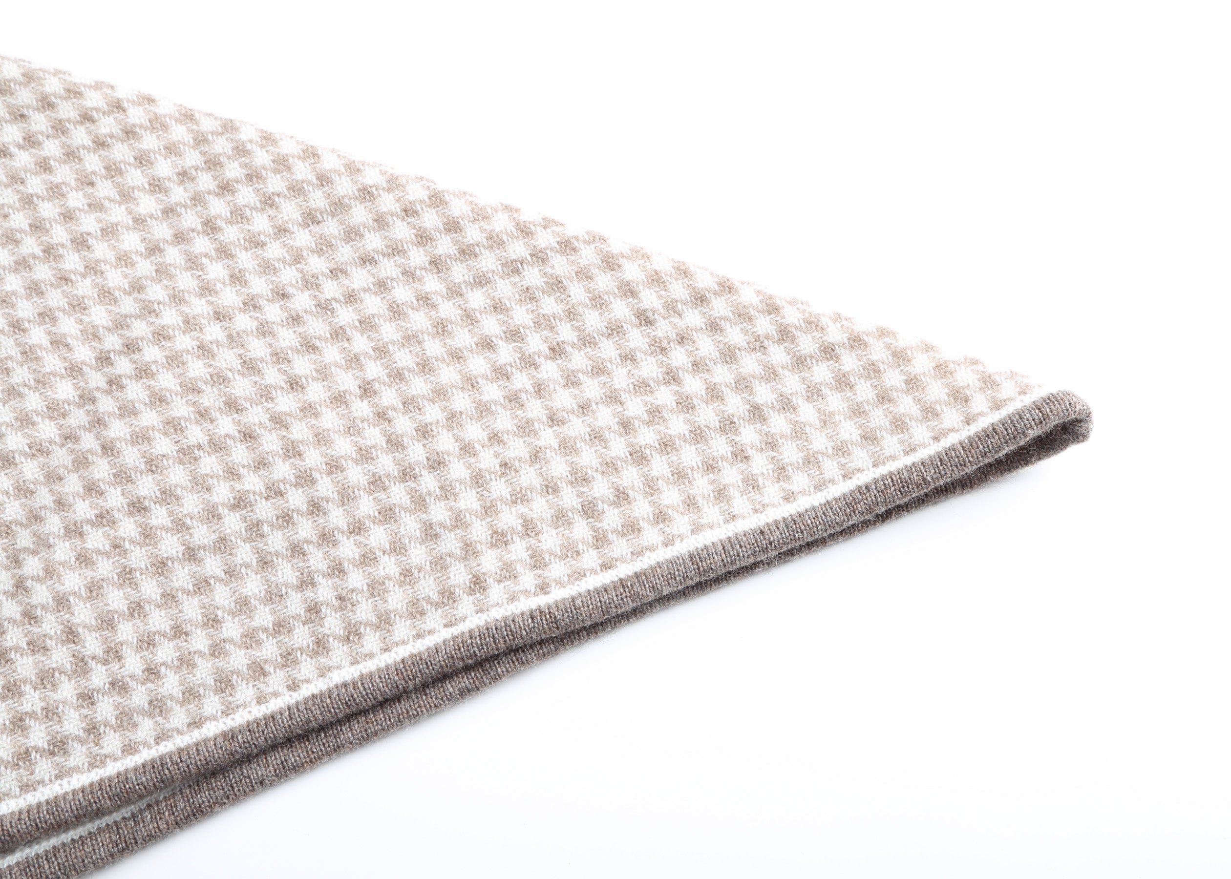 Checked Cashmere Scarf