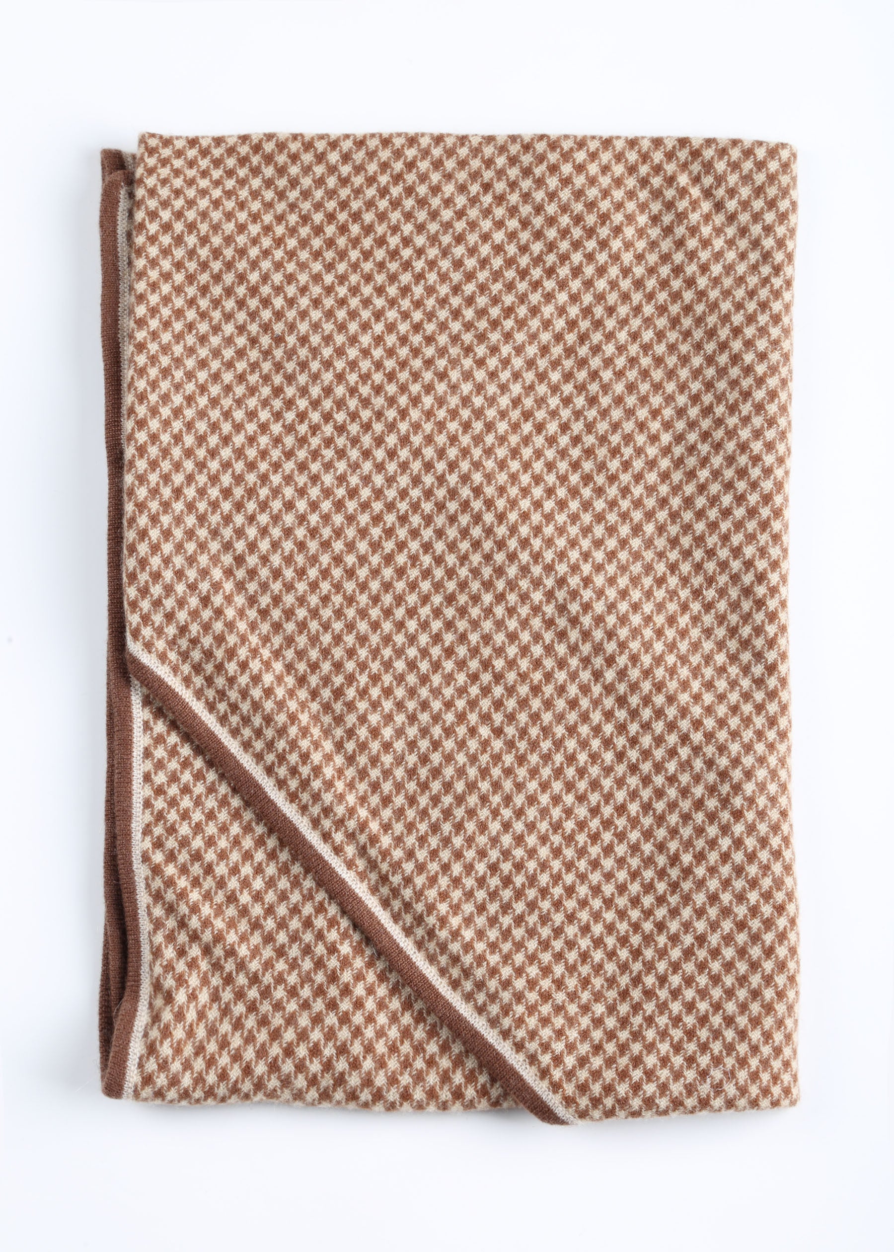 Checked Cashmere Scarf