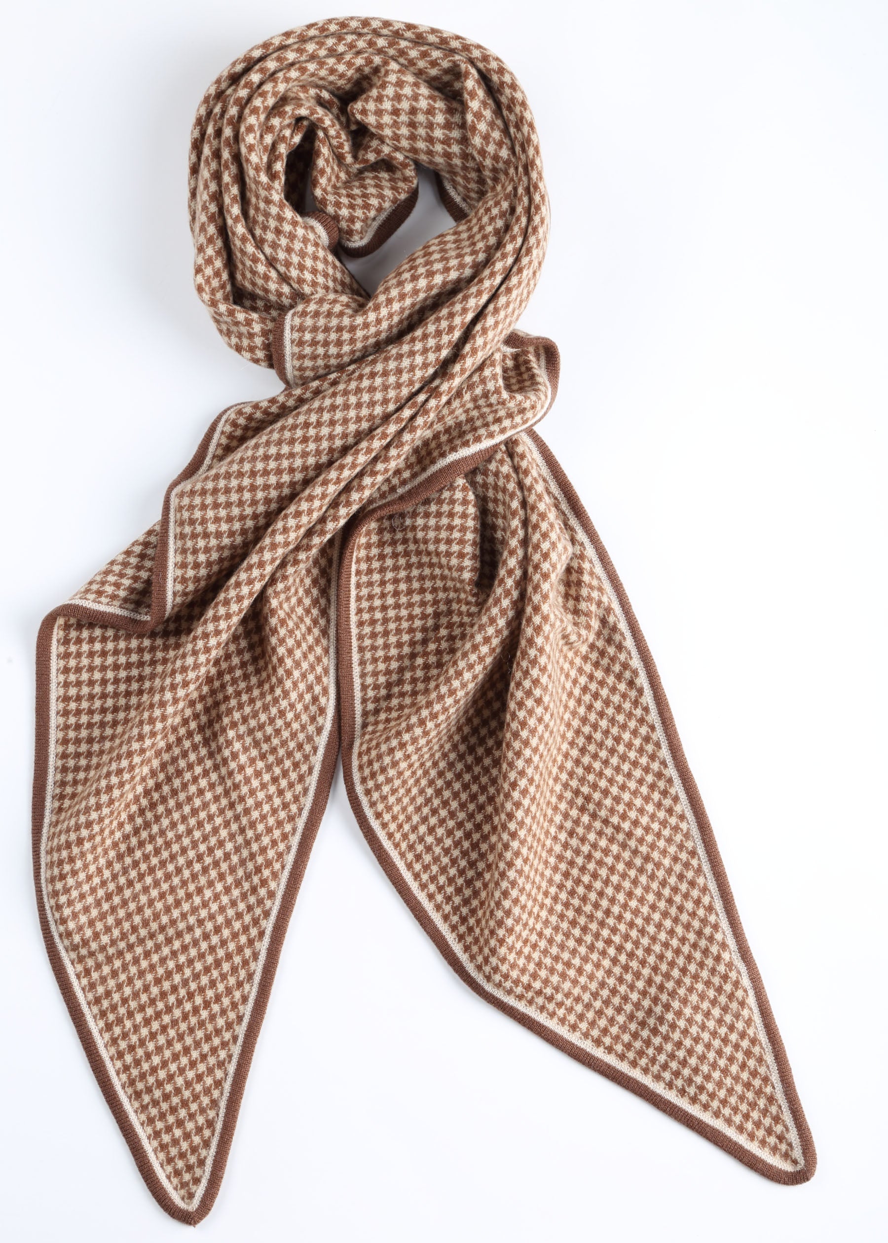 Checked Cashmere Scarf