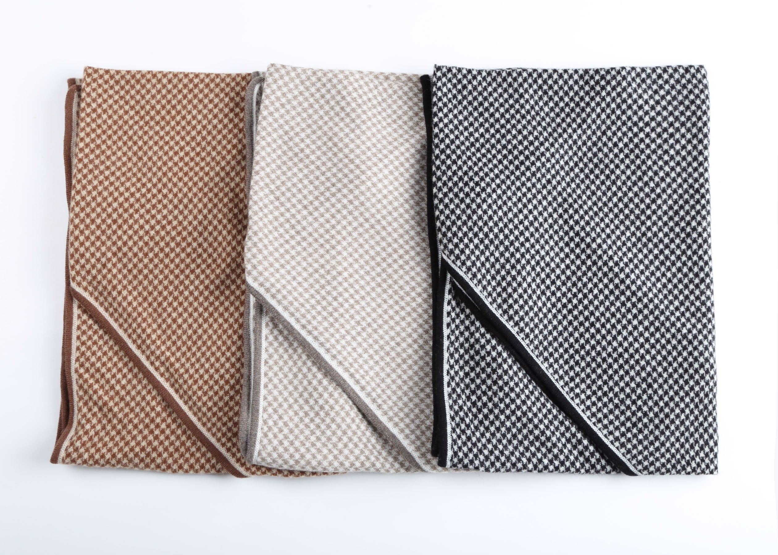 Checked Cashmere Scarf