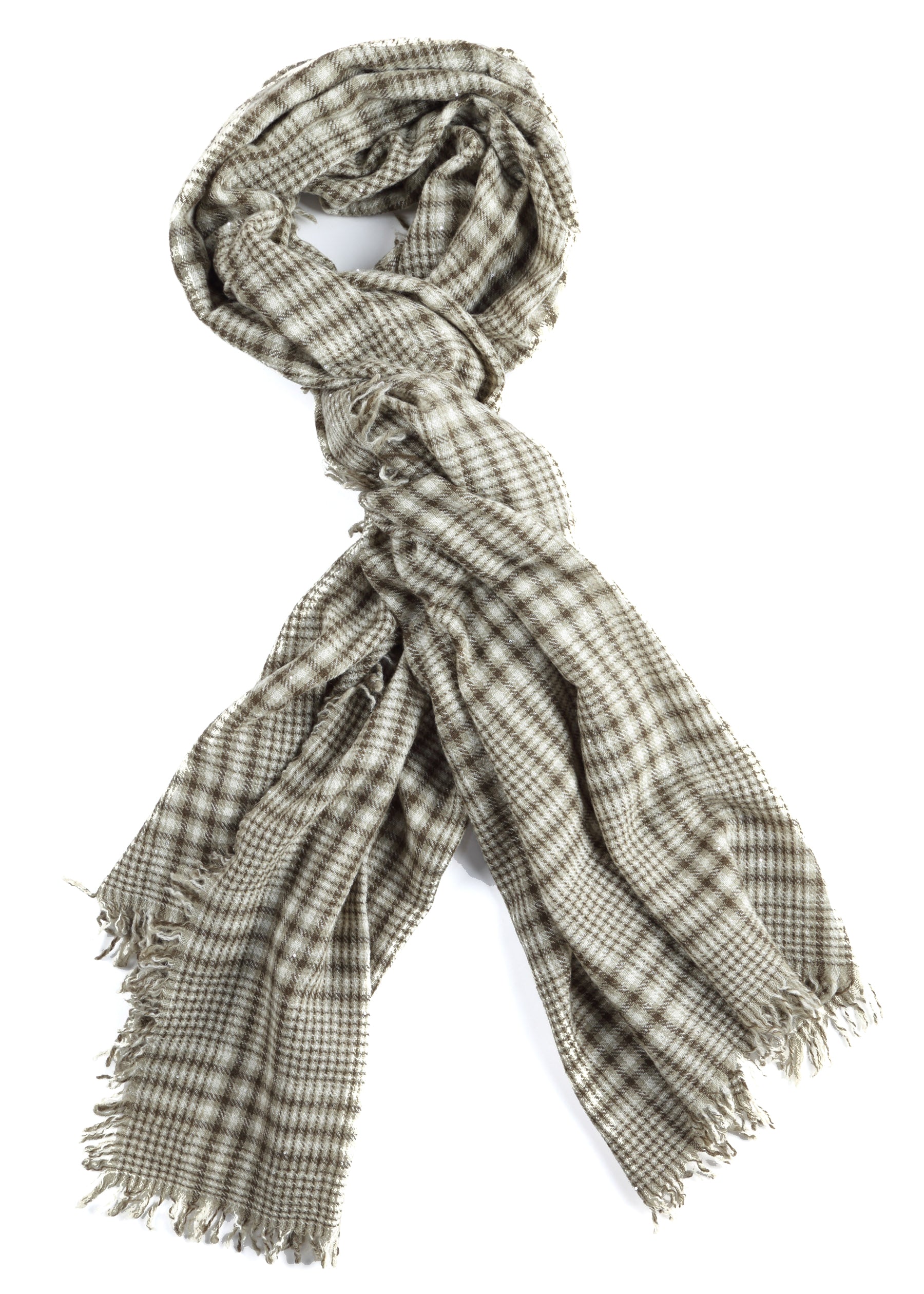 Alpino Plaid Cashmere Shawl