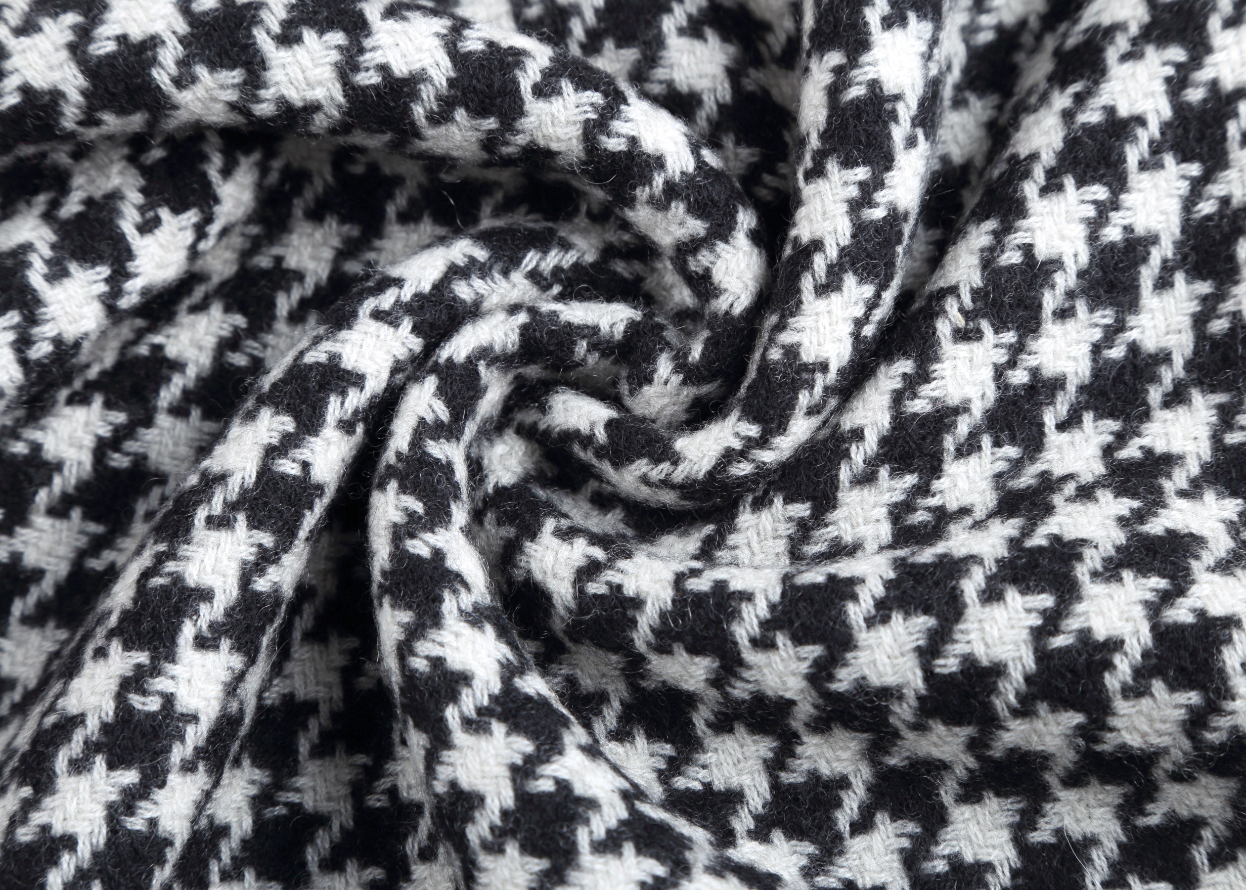 Allegra Houndstooth Cashmere Shawl