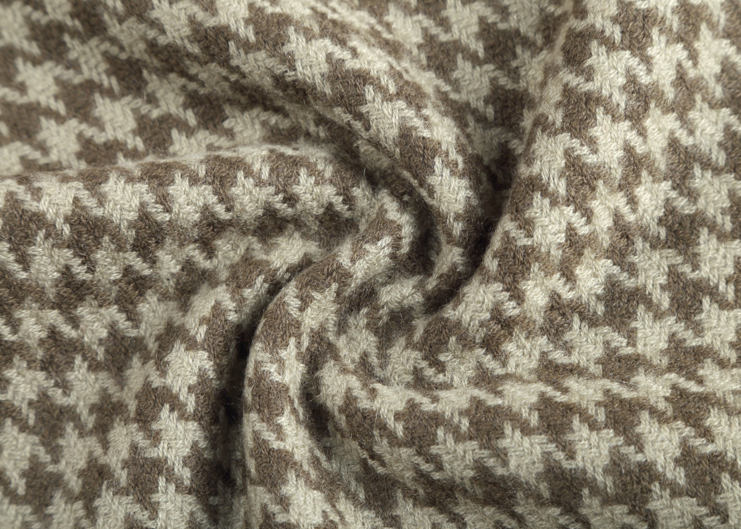 Allegra Houndstooth Cashmere Shawl