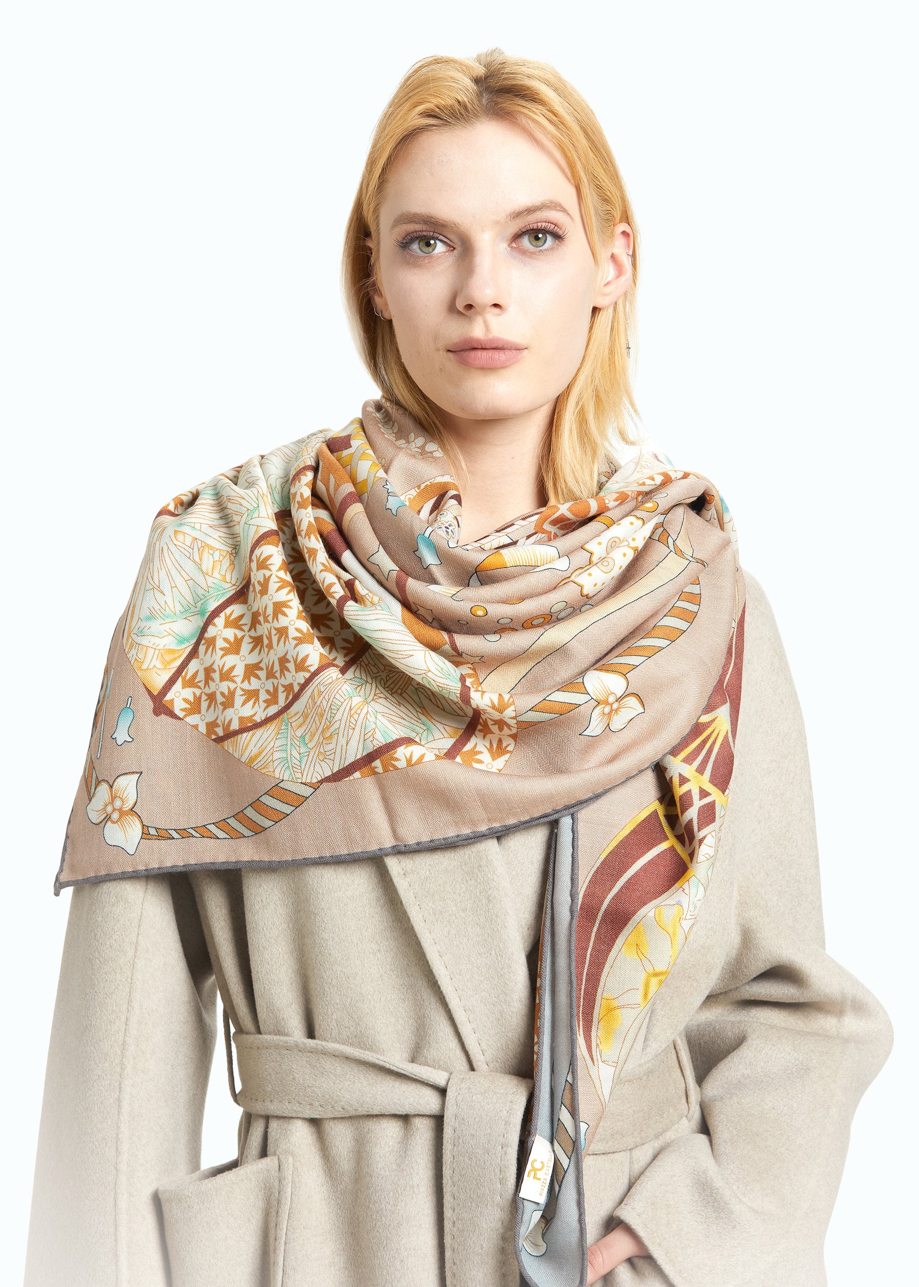 Amorosa Wool-Silk Blend Scarf