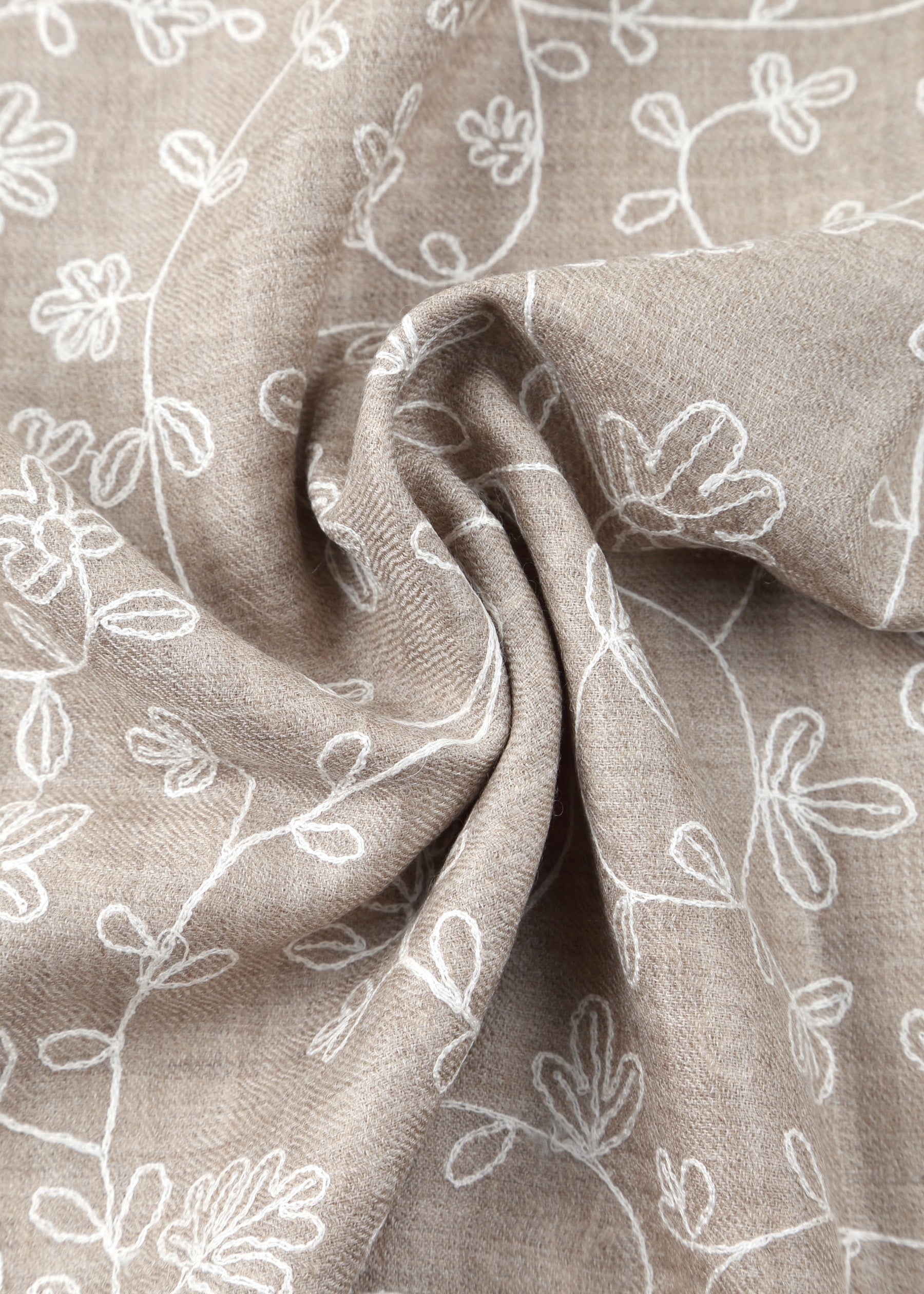 Sertella Hand-Embroidered Shawl