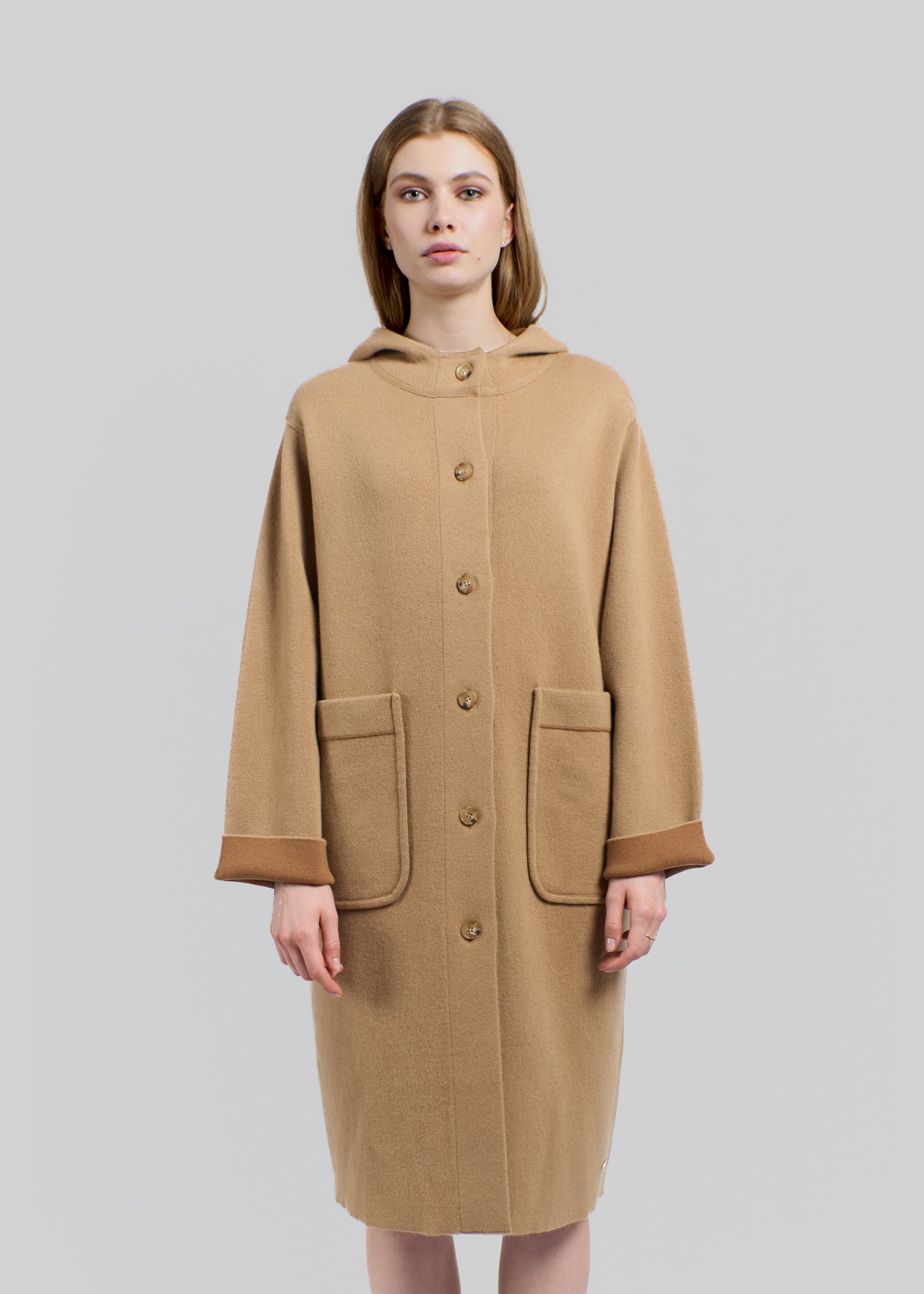 Sogno Hooded Cashmere Coat