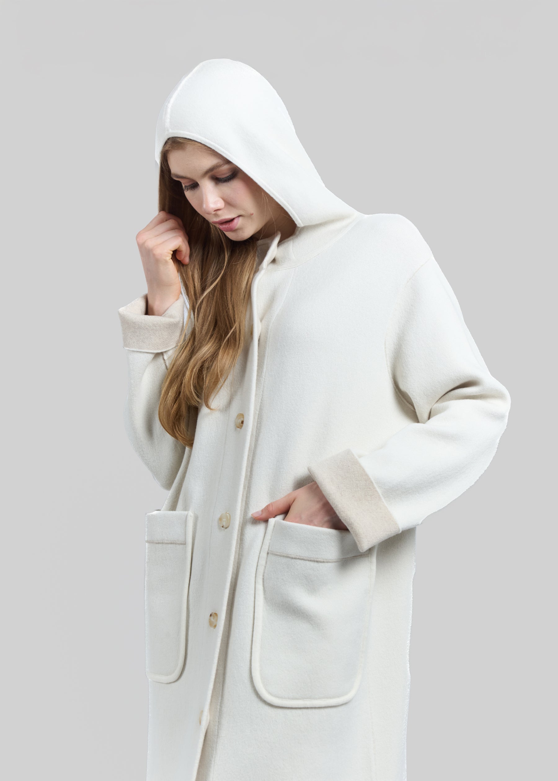 Sogno Hooded Cashmere Coat